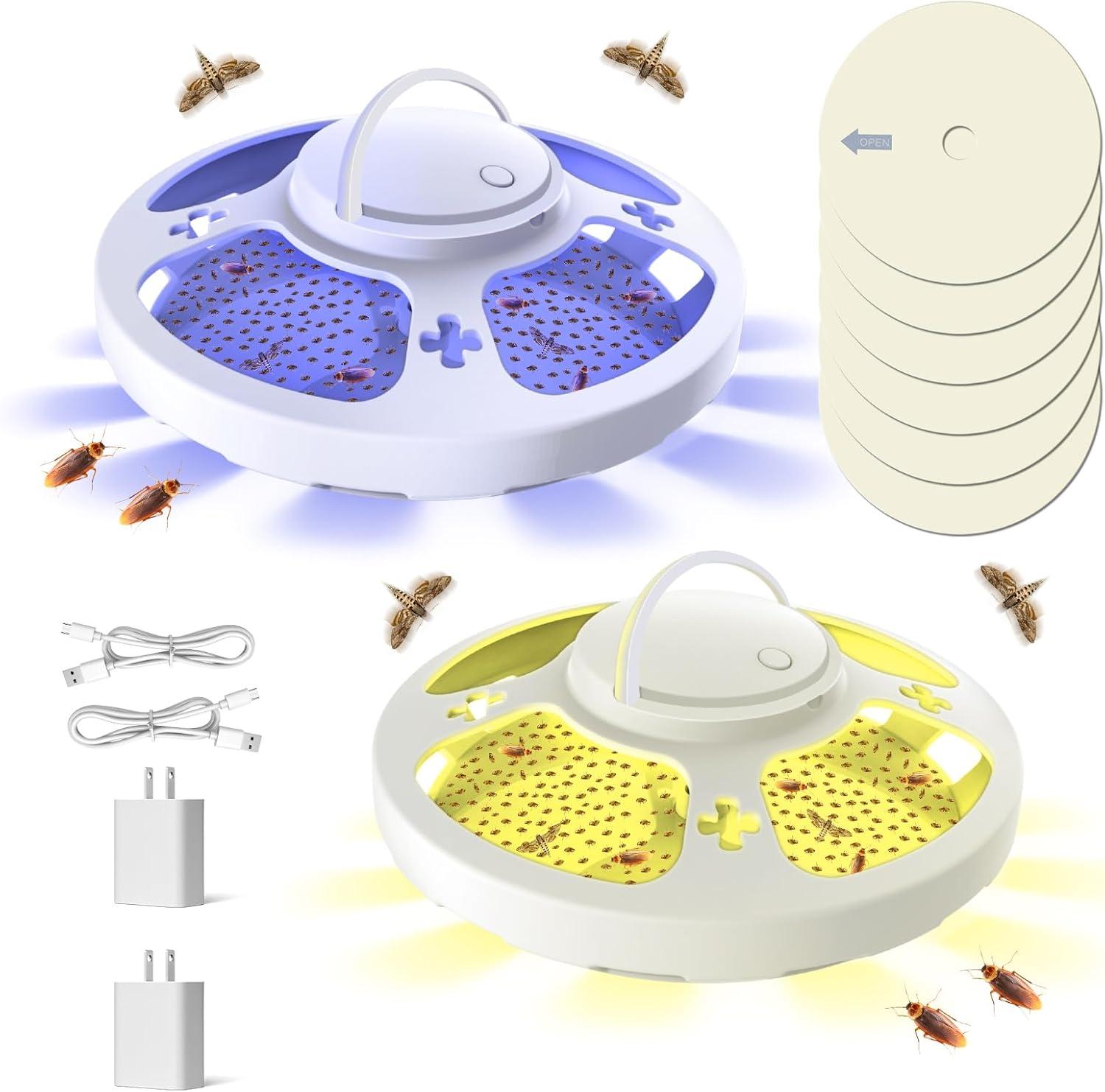 Flea Light Trap Showdown: Sticky Pads vs. Hanging lamps Tested for Bugs... Home Pest Control Winner?