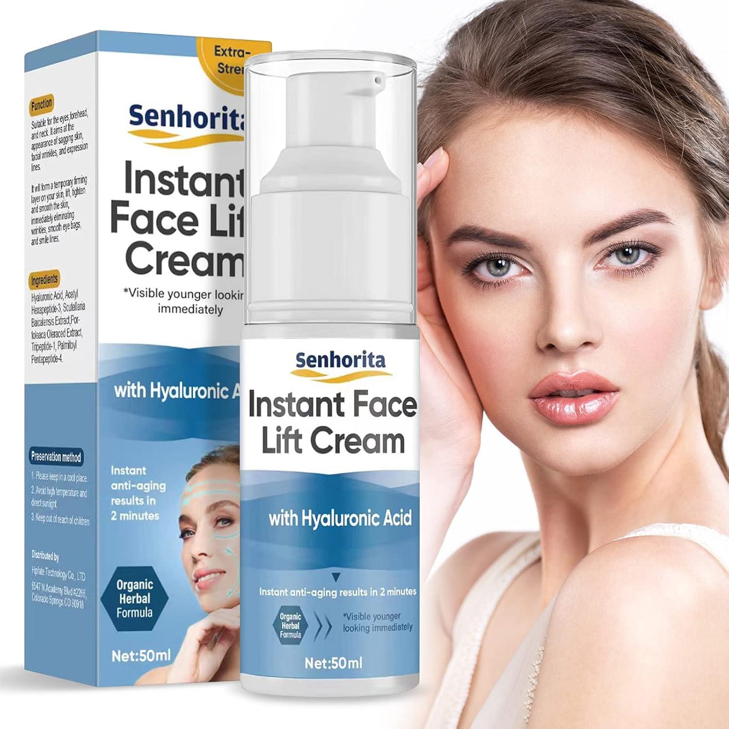 Face Lift vs. Tightening Cream: Tested, Hyaluronic Acid Showdown…