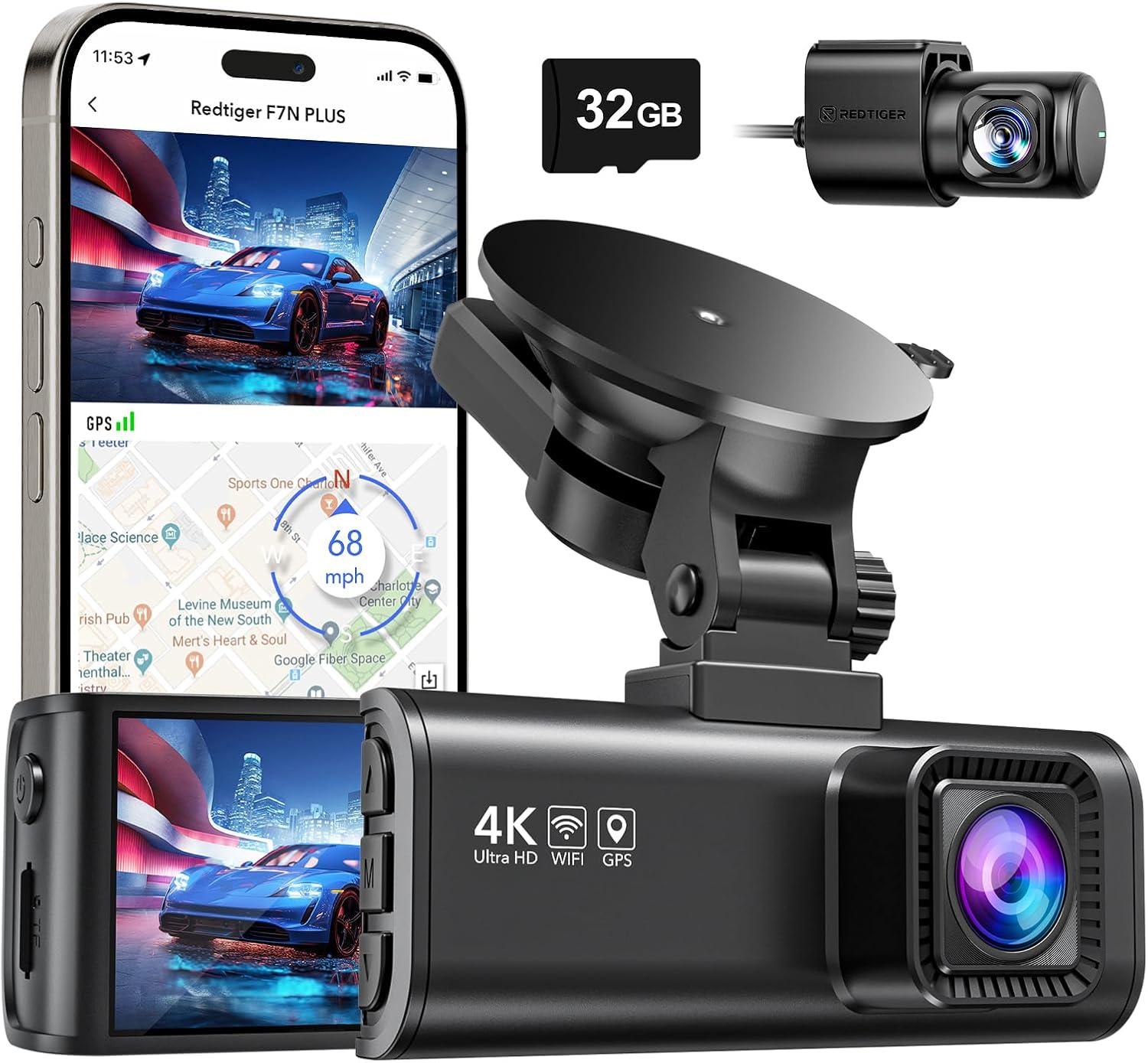 REDTIGER Dash Cam Showdown: Tested 4K Front/Rear… You Won’t Believe Its Wi-Fi!