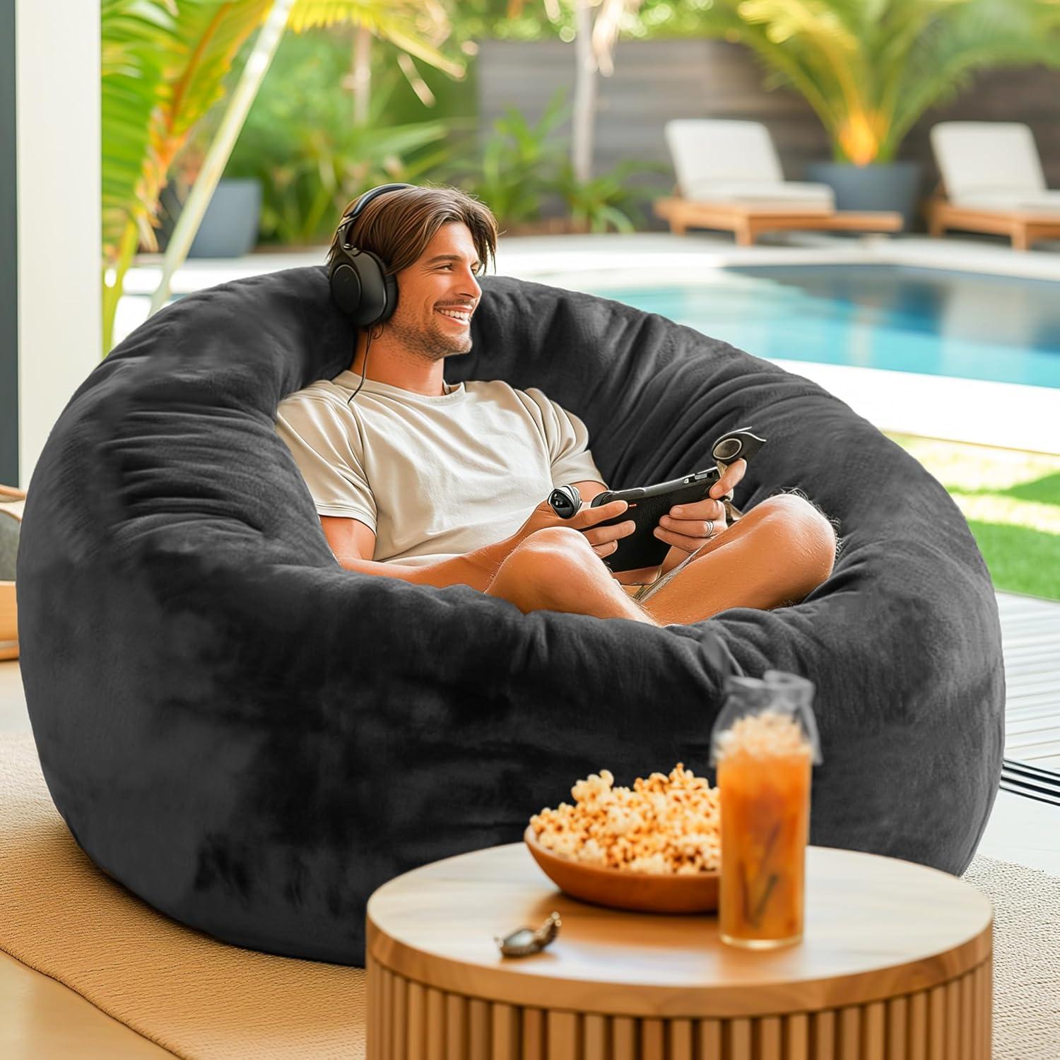 Comfy Large Beanbag Chairs Versus Tested Style And Washable Fit... See The Insight