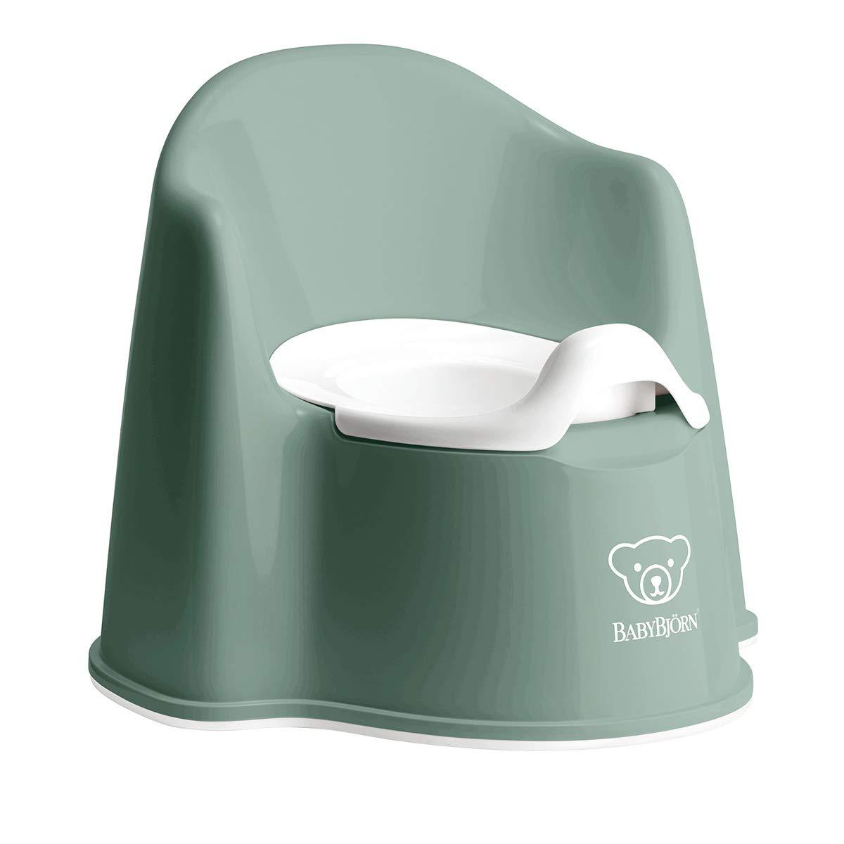 BabyBjörn Potty Chair Compared: Deep Green/White Toilets... Plus Best Use Case For Tiny Tots!