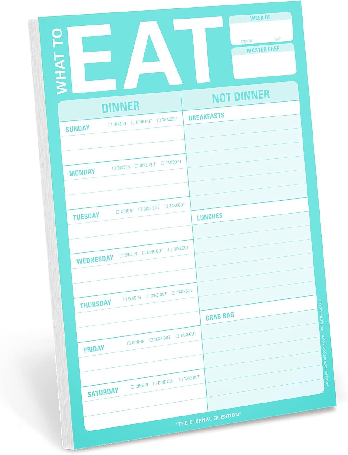 Knock Knock Pad vs. Note Pad: Tested Meal Planning Brilliance…6x9 Padded Ease!