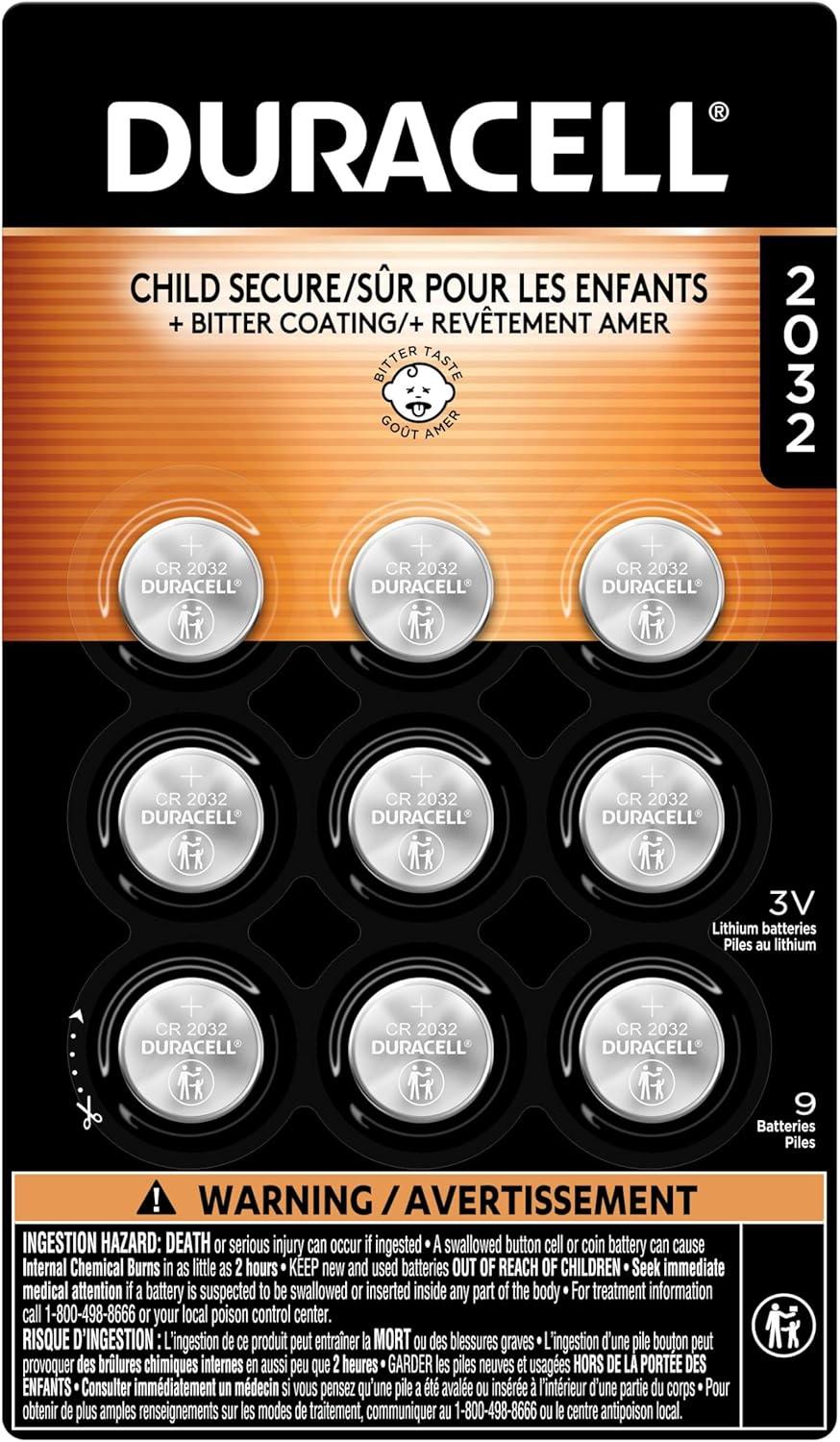 With 9 Count CR2032 Batteries Tested… Perfect For AirTag Safety!