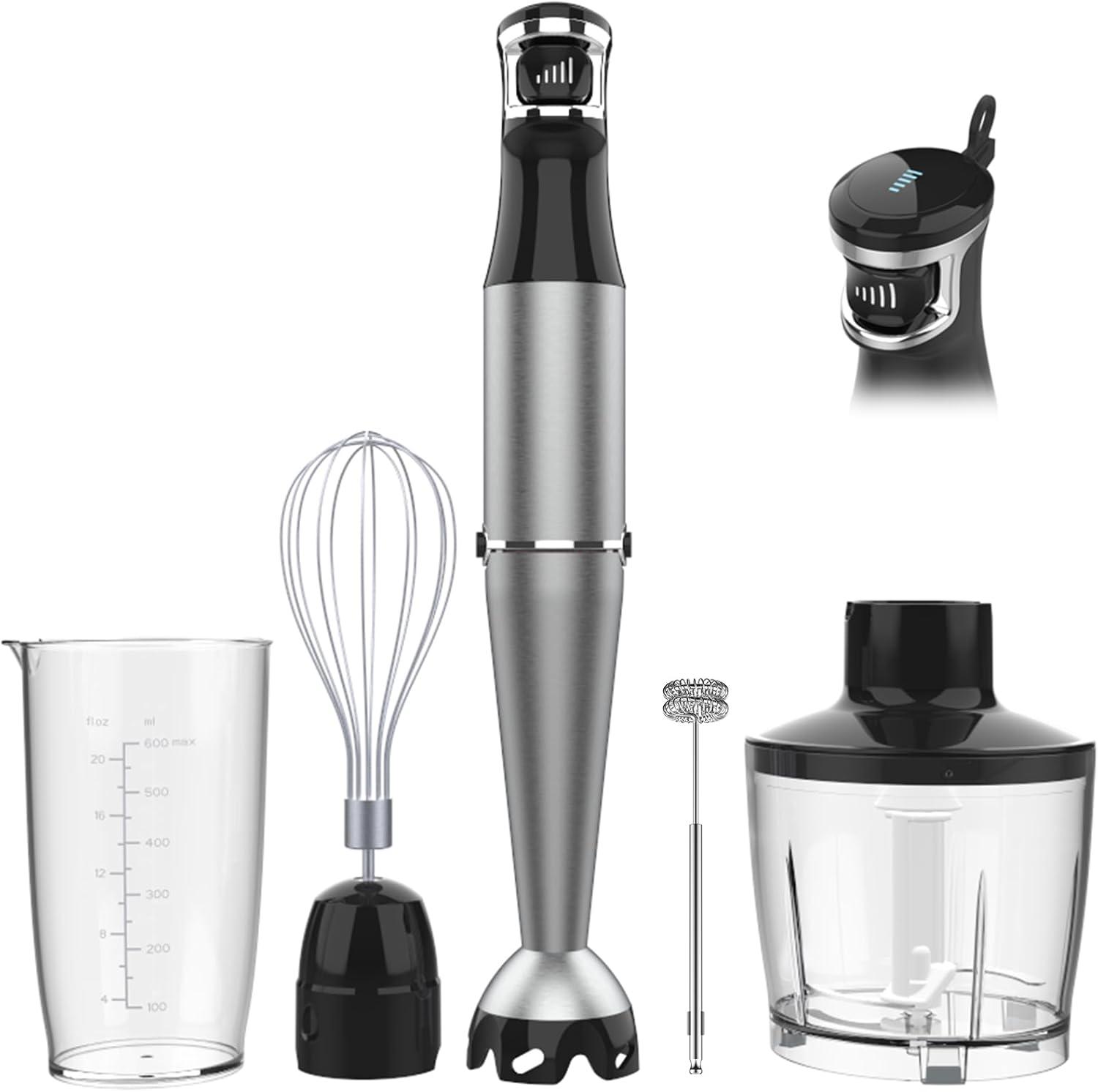 Immersion Blender Versus Food Prep: 5-in-1 Tested For Smoothies, Soup…