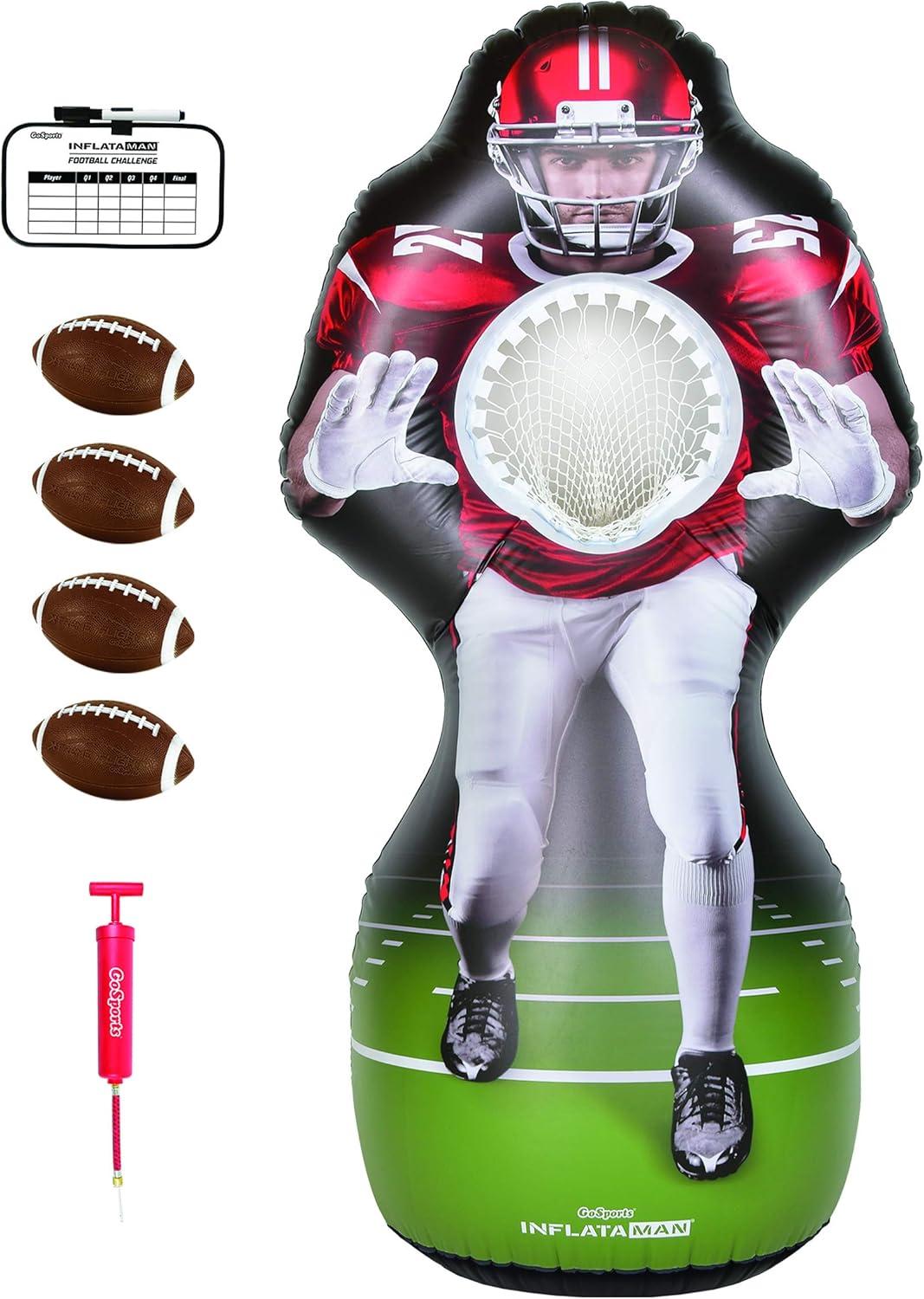 GoSports Receiver Toss Versus Inflatable Game – Test-Ed Fun... Perfect Outdoor Use Case!