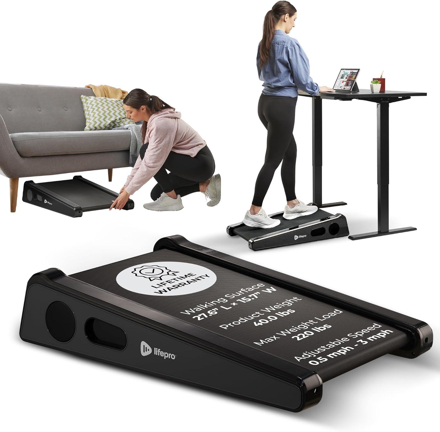 Surprising compared: Lifepro's tiny, incline-tested, desk-treadmill surprise!