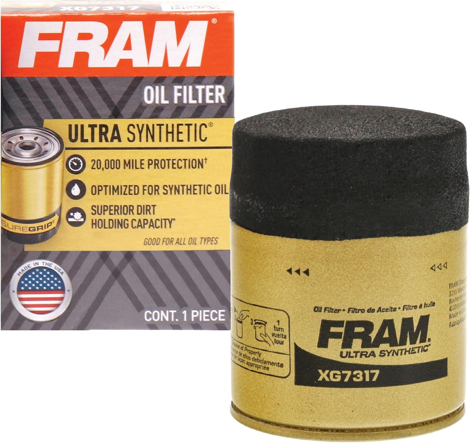 FRAM SureGrip Filter: Tested For 20k Miles Compared To Needs... Synthetic Car Essentials