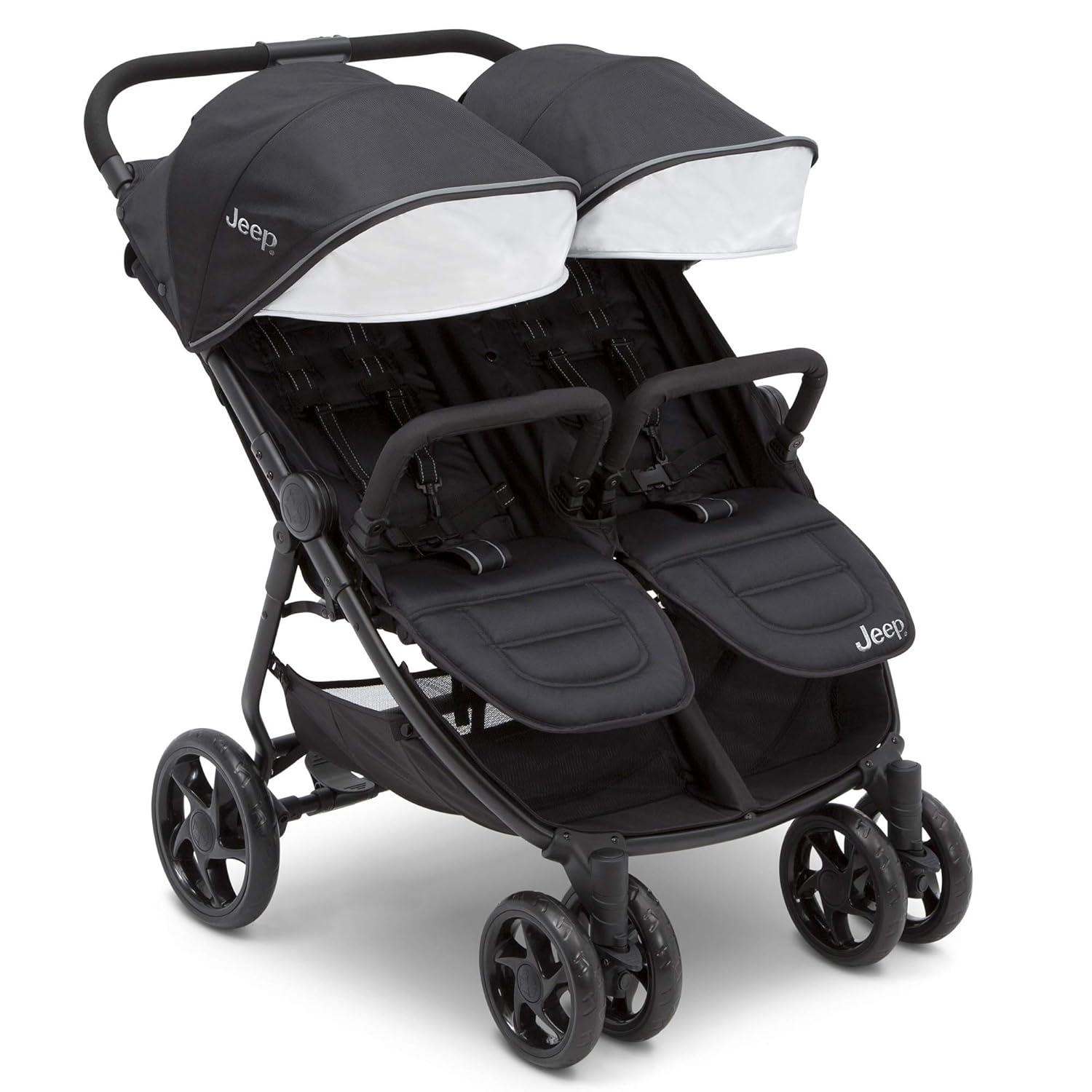 Jeep vs. Stroller Showdown: Tested Lightweight & Dual Tires, Midnight... Perfect City Pace!