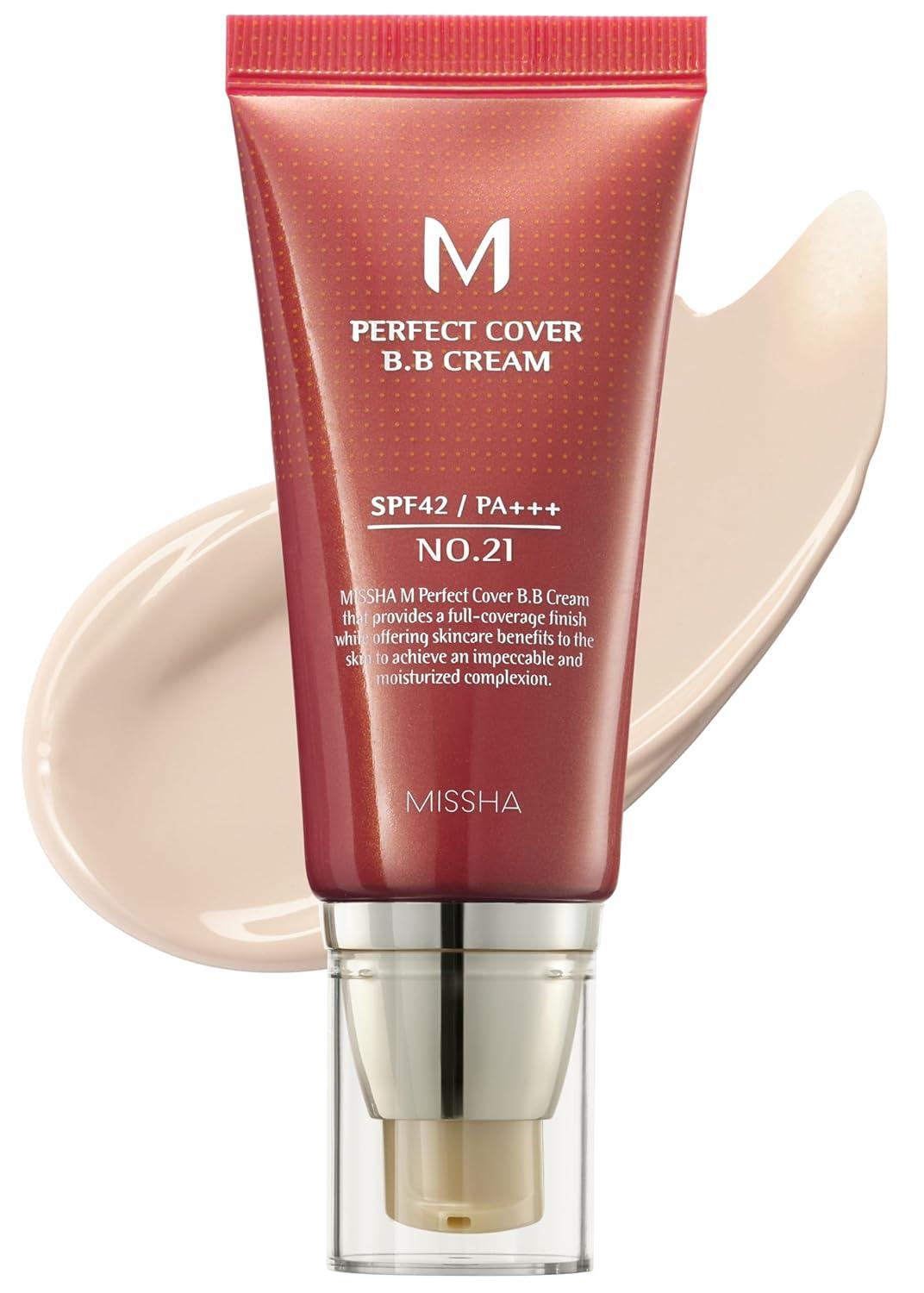 MissHA BB Cream Tinted Moist SPF SPF42 Tested Surprising Light Beige...Showdown!