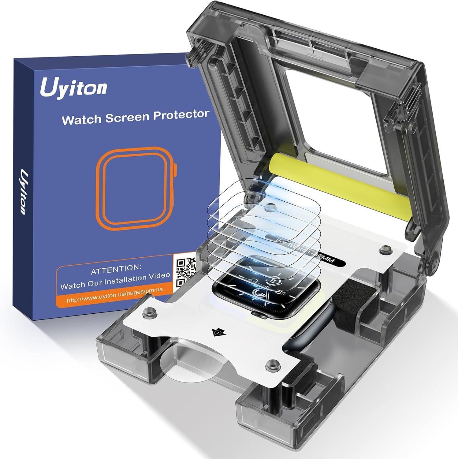 Uyiton Screen Protect Showdown Tested… Non-Glass Clarity Meets Easy Fit on-iWatch Protector…