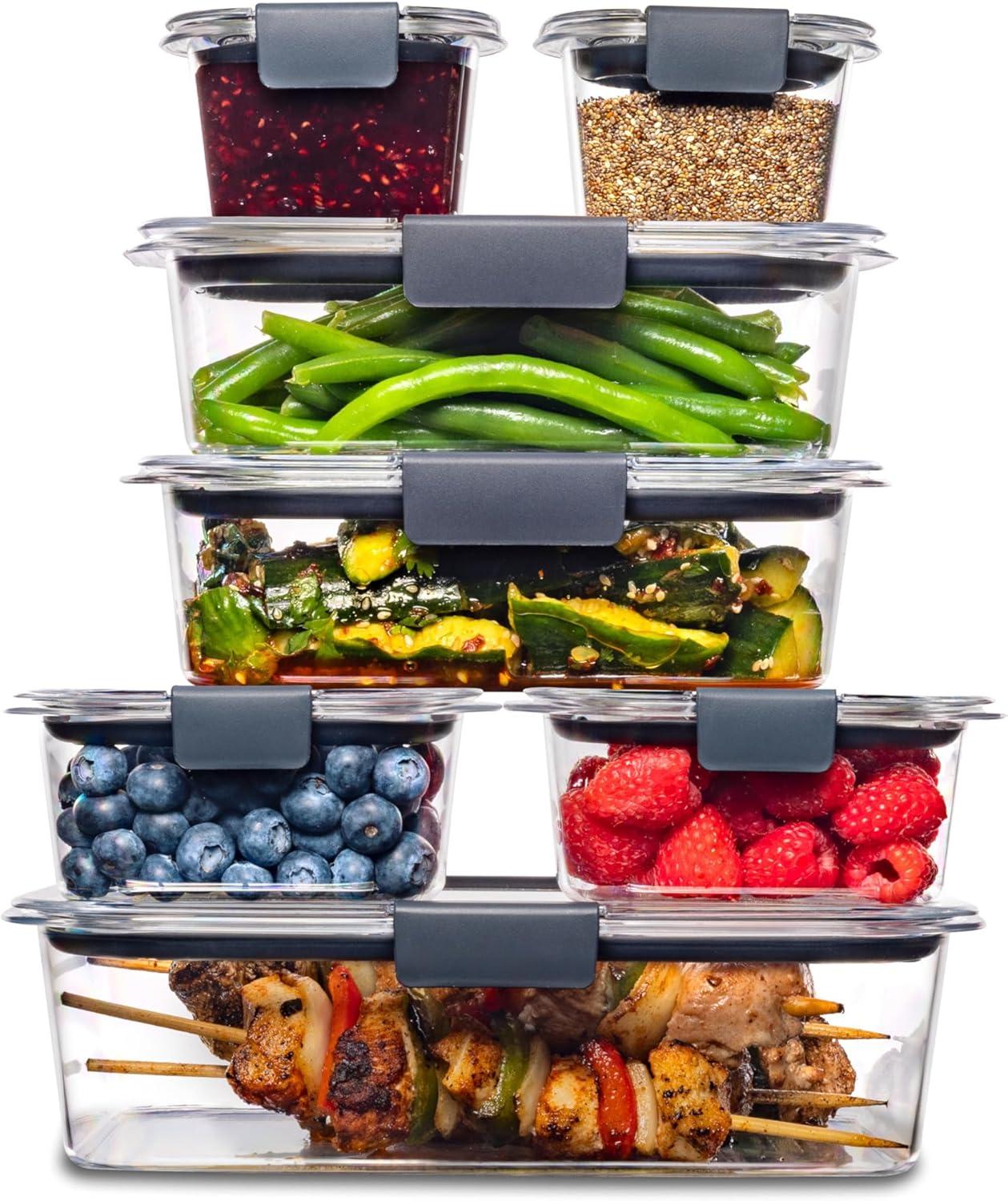 Rubbermaid Brilliance: Surprising Insight: BPA-Free, Tested Versus Trending Food Storage Containers... Perfect Fit!