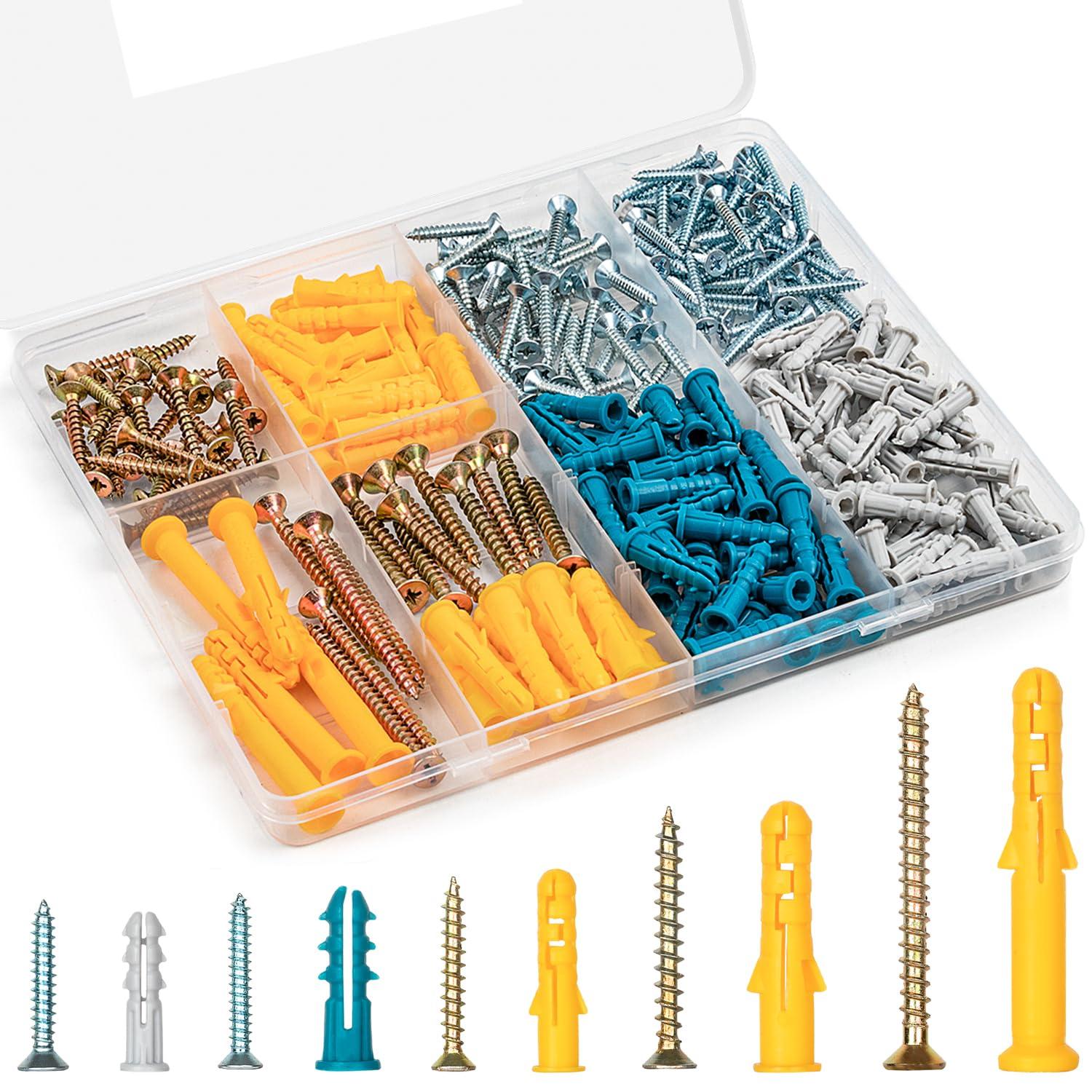 KURUI Wall Anchors Versus Screws: Tested 270PCS for Surprising ArtsetDisplay