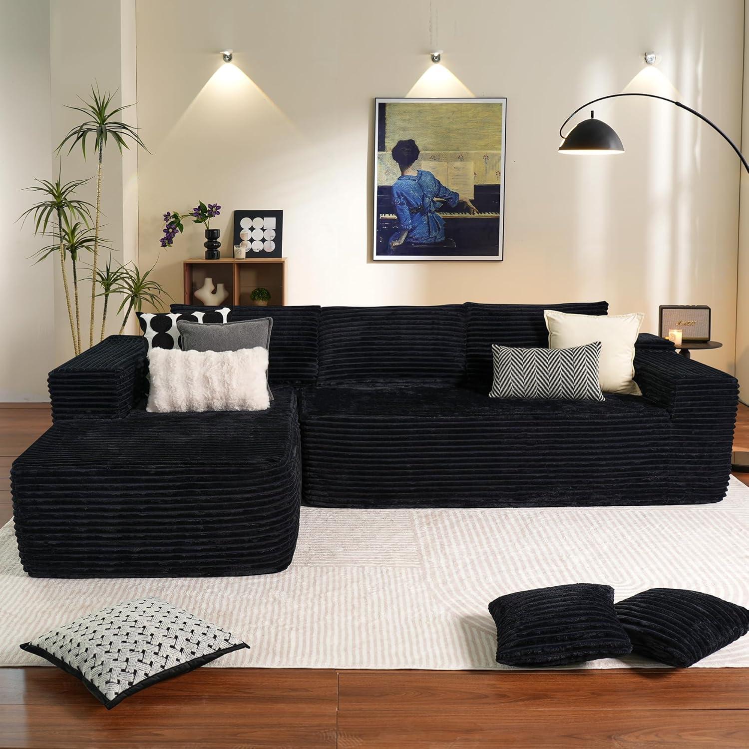 Modern L-Shape Sectional vs. Modular Sofa: Tested, Versus Deep Seat Living Room