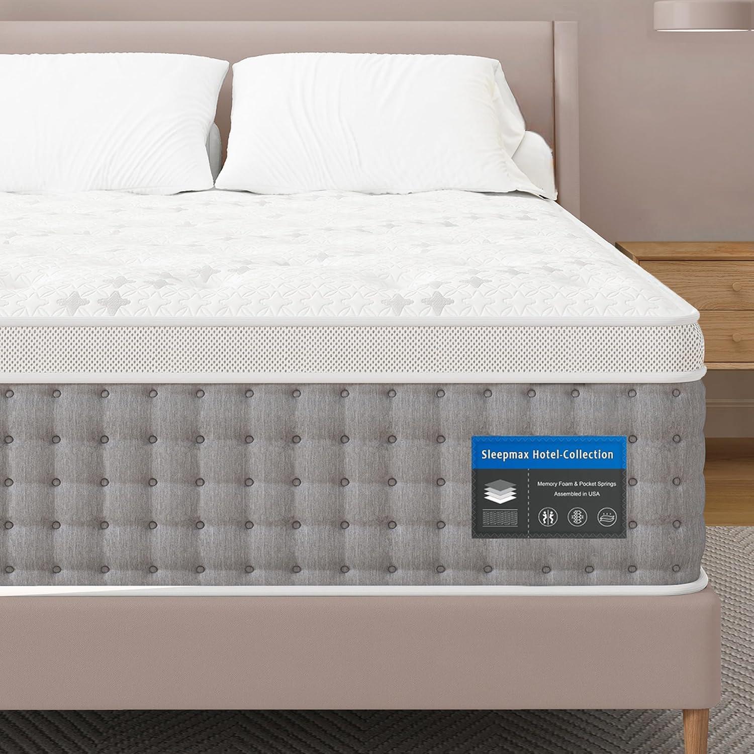 SleepMax Queen Bed: Pain Relief Support… Compared With Trending Hybrid Mattress Features