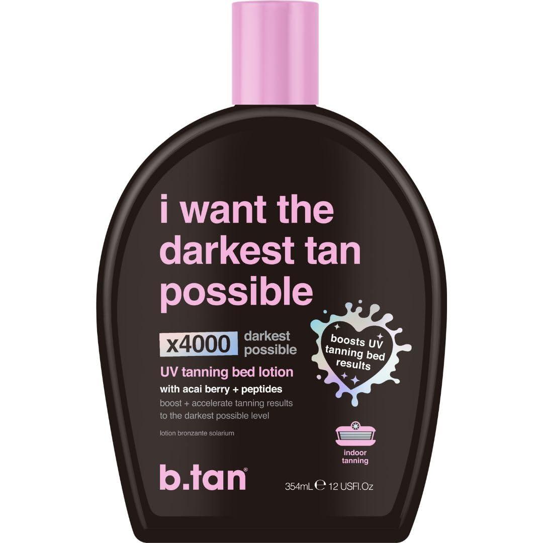 Versus Sun: B.Tan's x4000 Tested For Darkest Tan... brows, UVAaccelerator... Best On Pampered Skin!