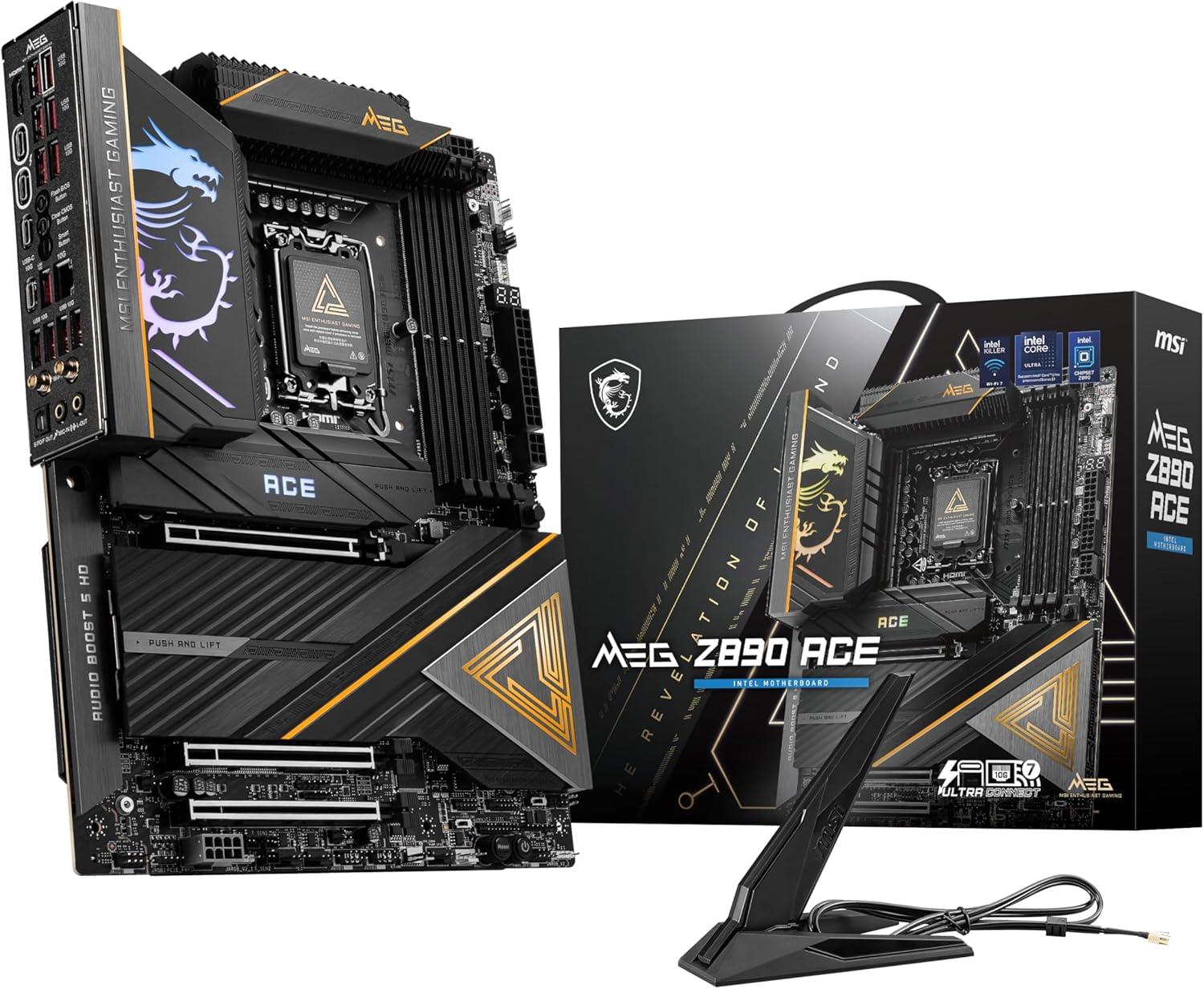 MSI MEG Z890 ACE: PCIe 5.0 vs Wi-Fi 7… Gaming Unleashed!