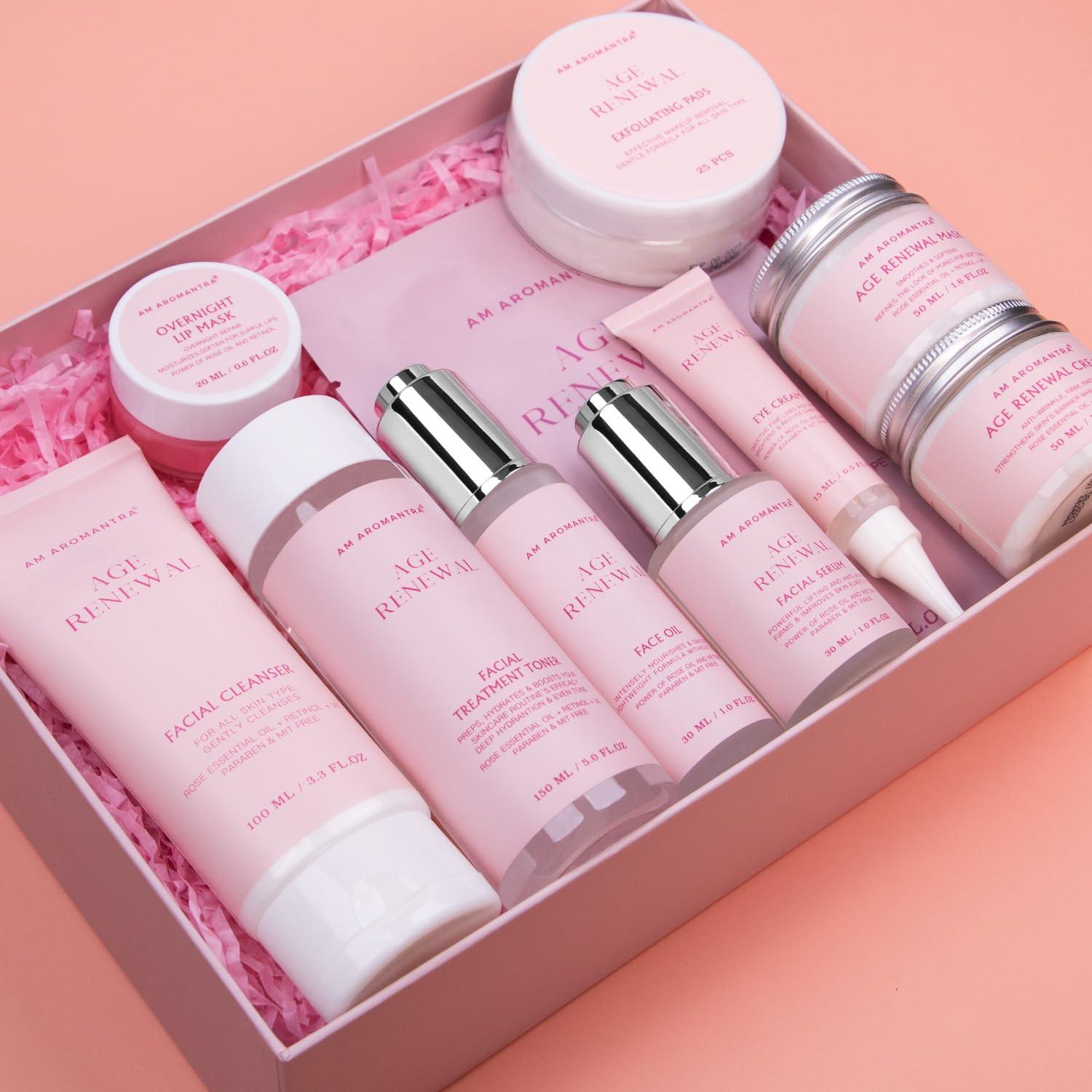 Natural Mom's Day Care Set: Rose Oil+Retinol Compared... Korea's Best Skin Boost!