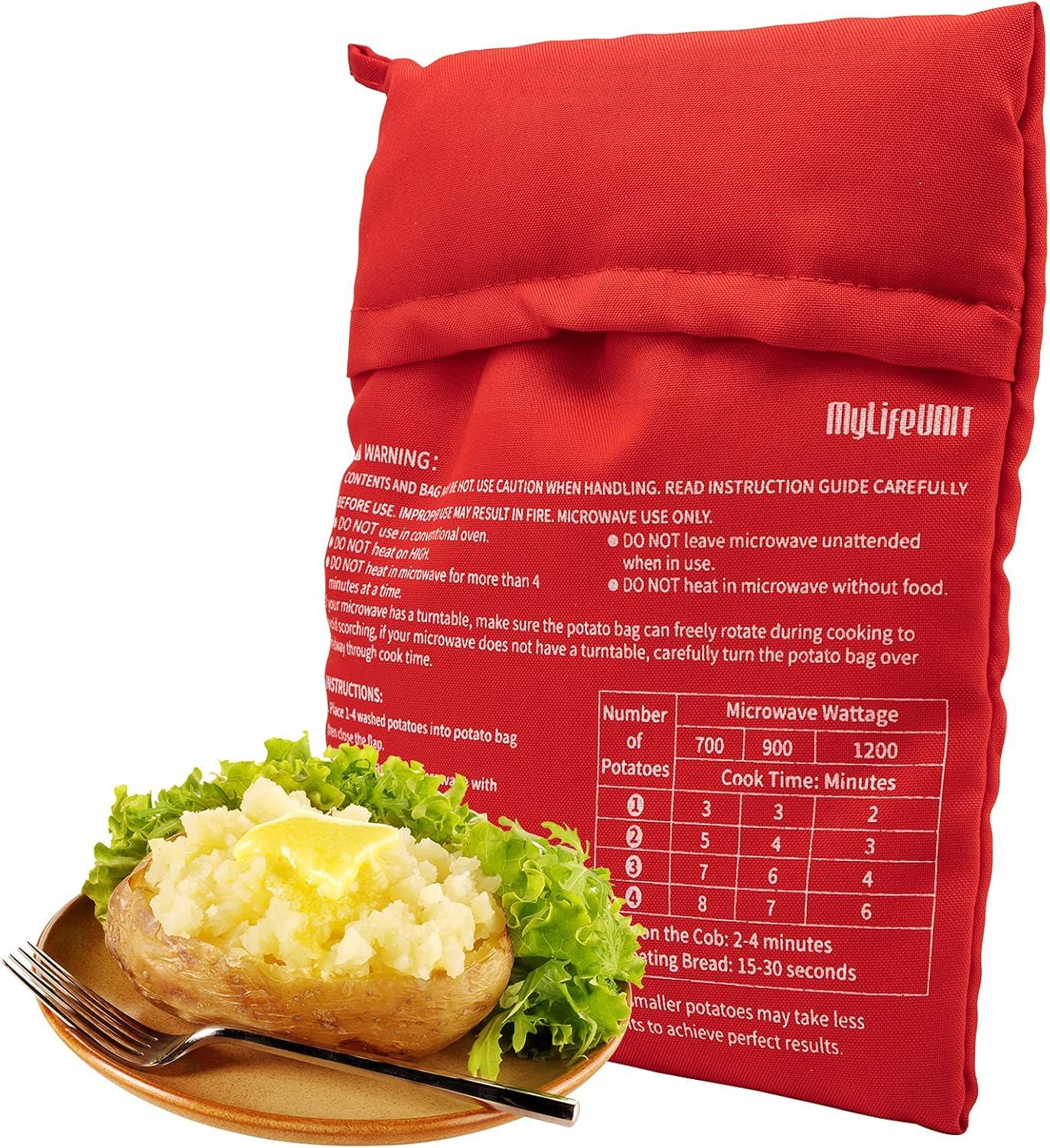 Compare Potato Baking Bags: Tested Versus MyLifeUNIT’s Convenient Red Bag…