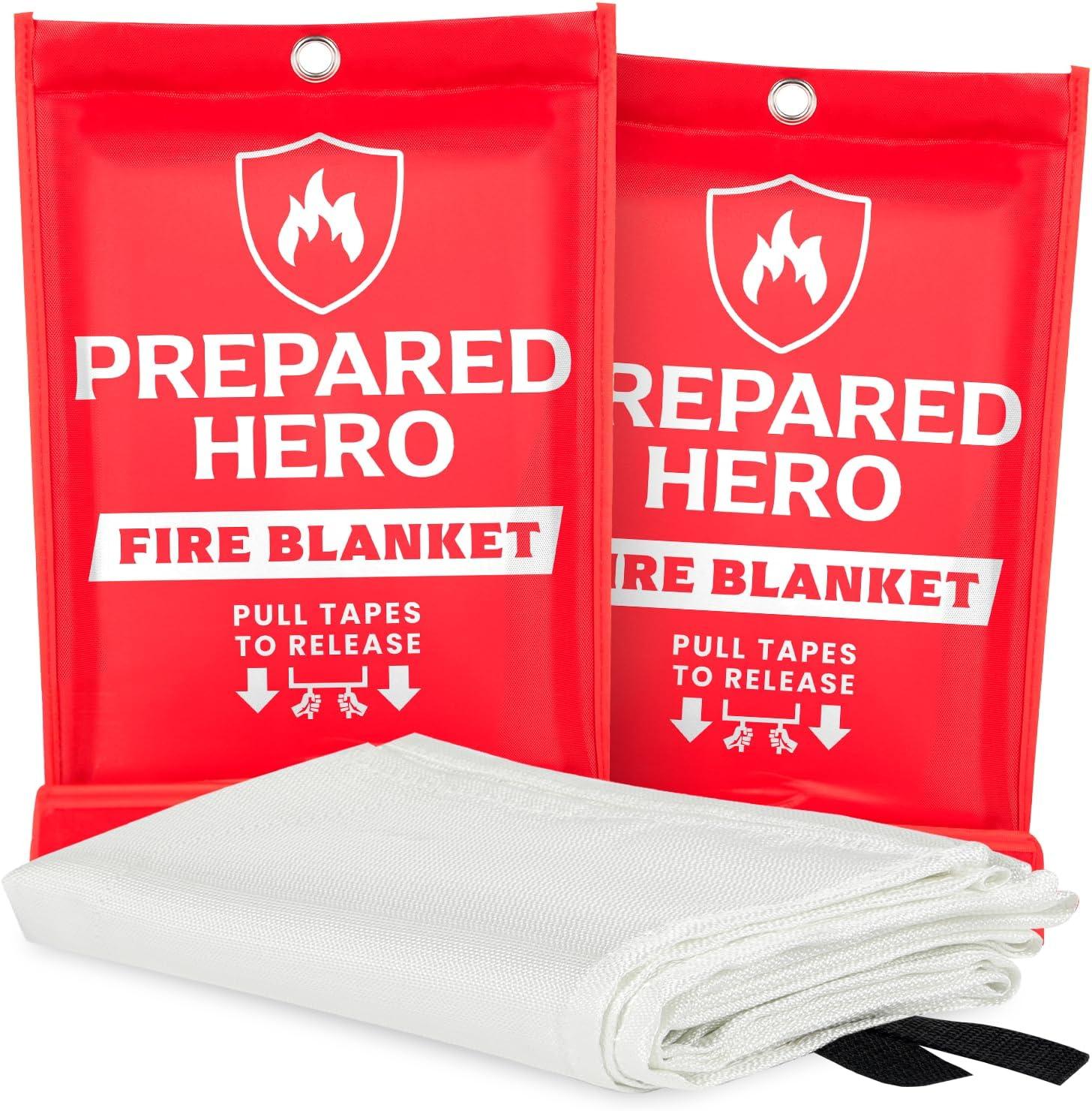 Double fiberglass blanket... tested for kitchen fires... home safety essential