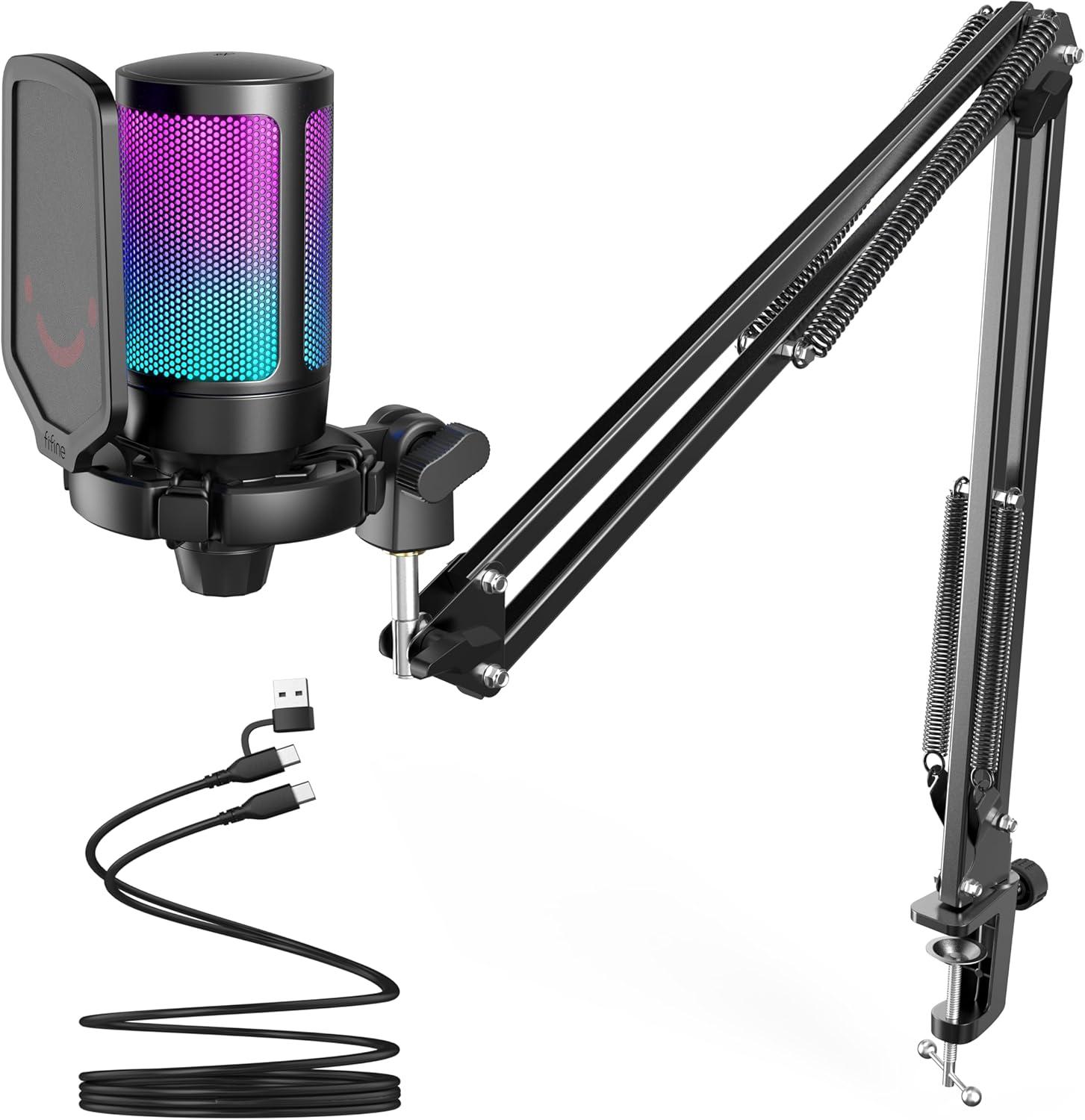 FIFINE vs AmpliGame: Tested Mic Showdown for Twitch... Best for Streamers (Compact, Colorful!)