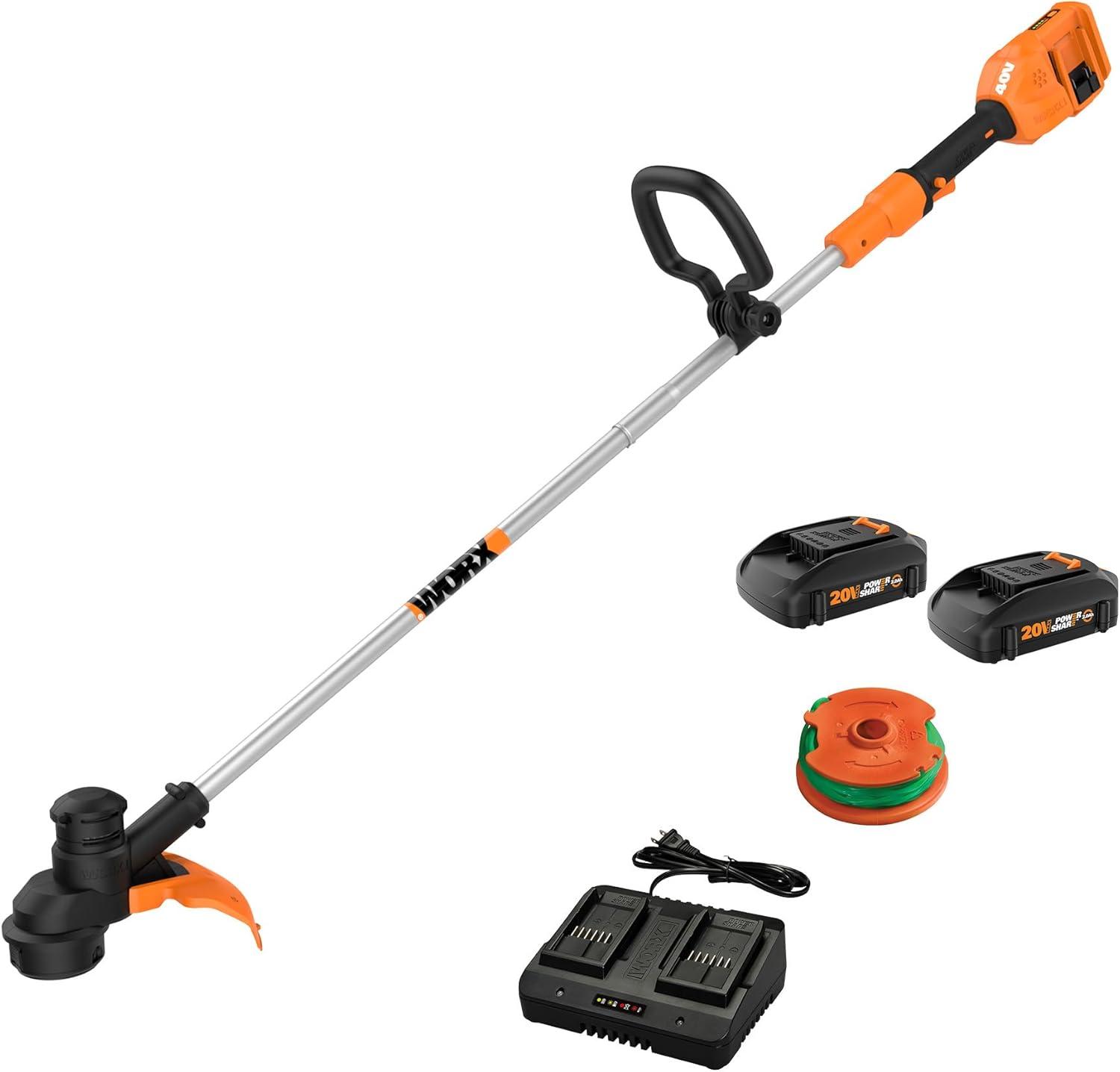 Worx Trimmer Versus 40V Power: TestedEaseVersusTRENDING...BestCordlessCut!