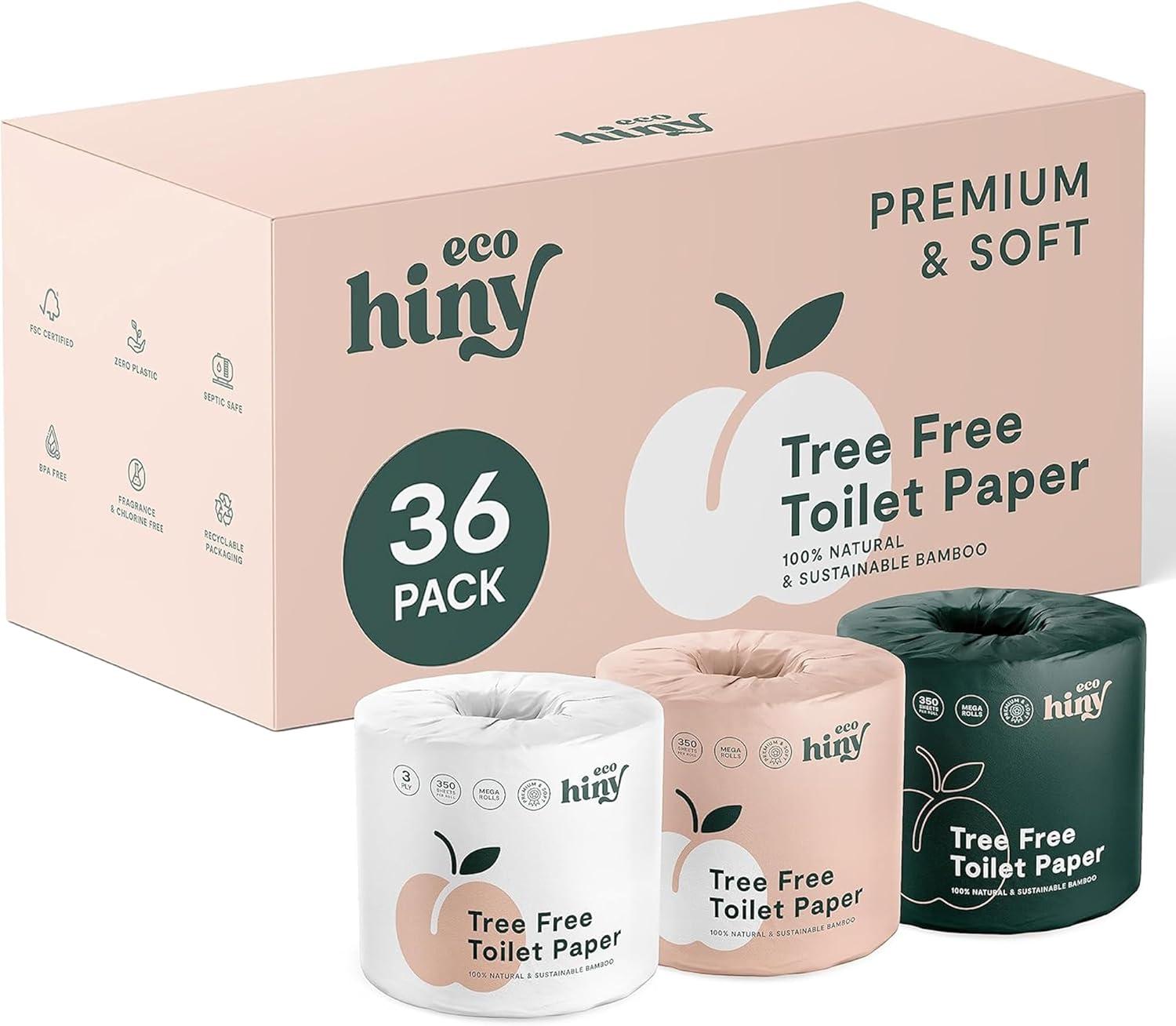 EcoHiny Bamboo Toilet Paper Showdown: 36 Rolls vs Plastic-Free Packaging, Surprising Eco-Tested