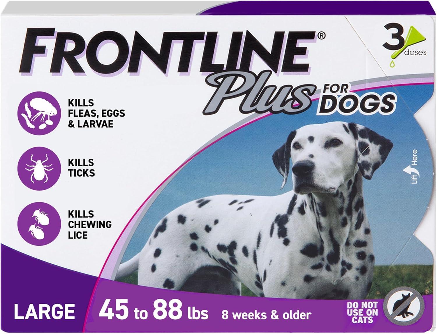 Surprising Insight: Frontline Plus 3-Treatment Flea & Tick for Large Dogs (Up to 88 lbs)