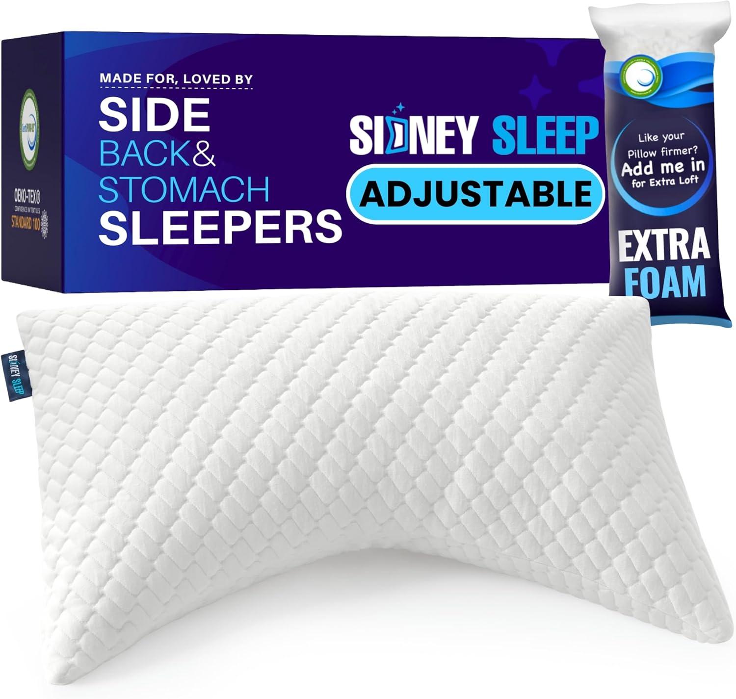 Cervical Pillow: Tested Customizable Comfort... for Side Sleepers