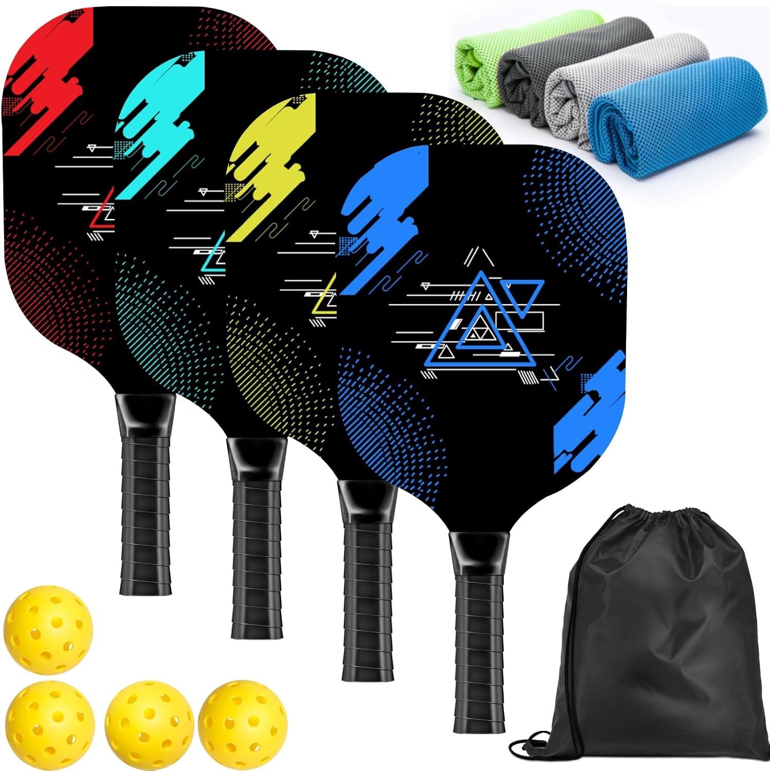 Pickleball Set Showdown: Wood, Cushion, Cooling, 4 Balls, Carry Bag - Tested