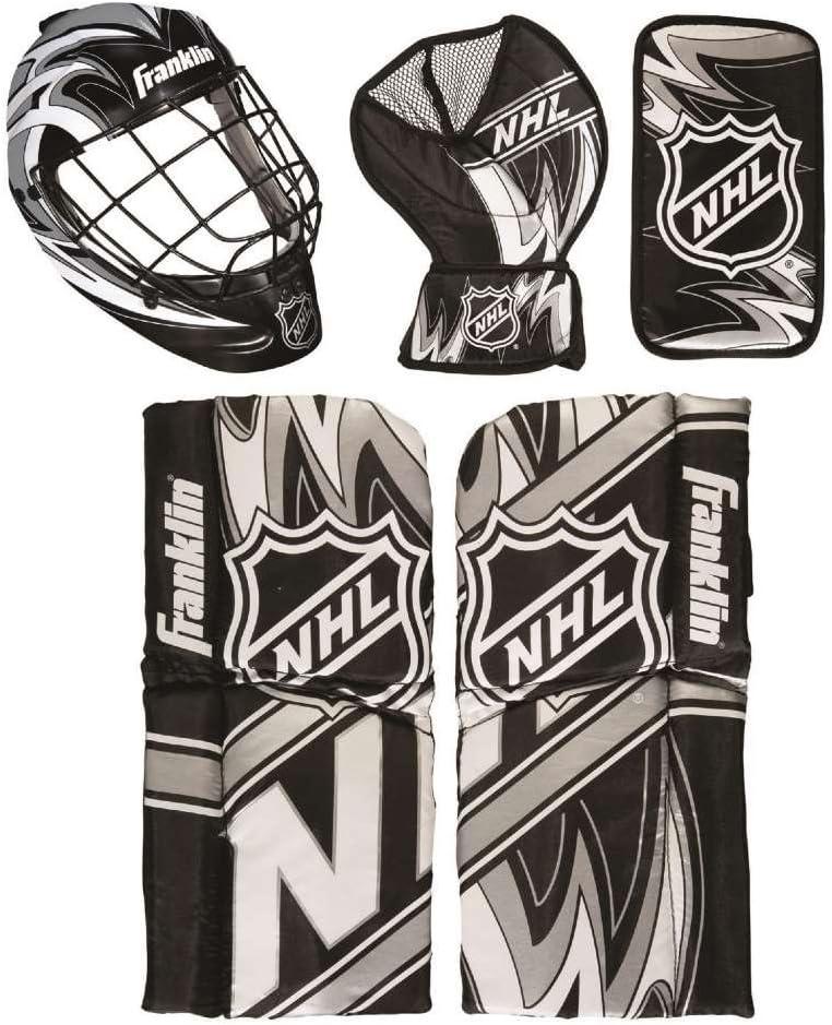 Franklin NHL Youth Goalie Pads + Helmet - Tested for Surprising Comfort in Mini Hockey