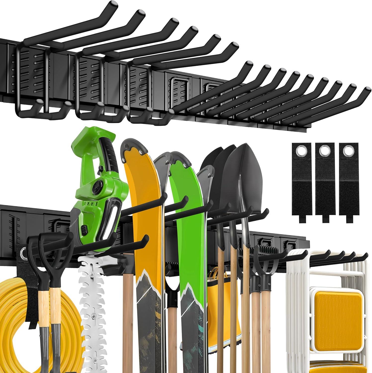 Garage Wall vs Garden Tool Organizer: 675-Lb Power & 48in Storage (Efficient Garage Org) - Tested