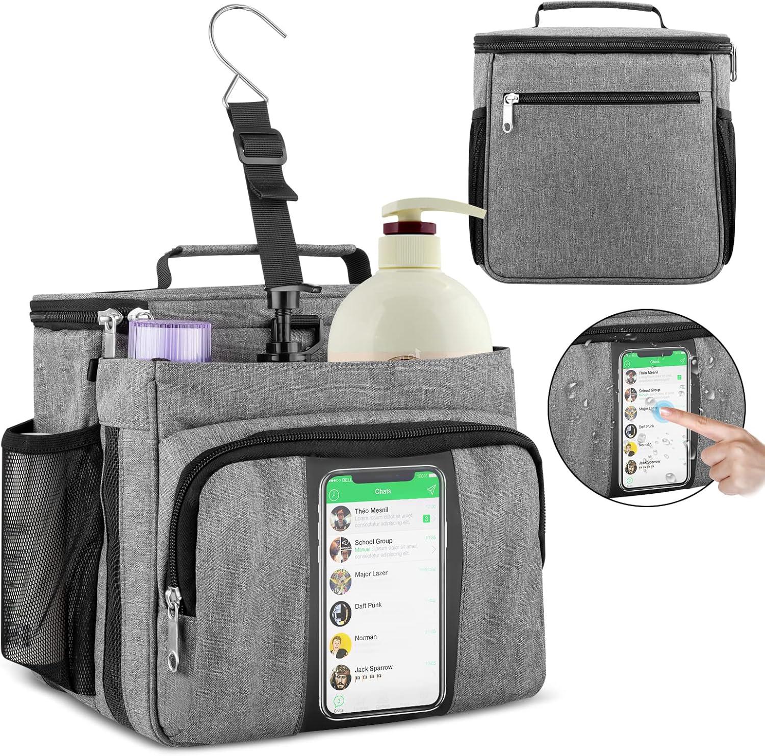 Showdown: Phone Pouch Shower Caddy for College Dorms and Travel