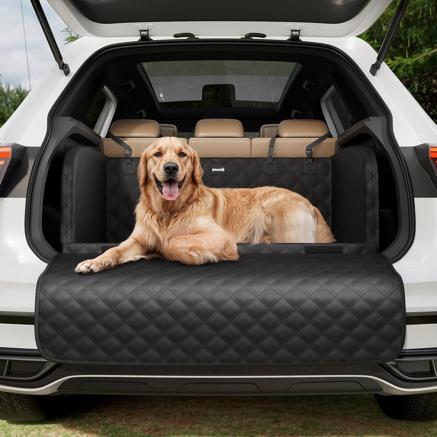 Pecute SUV Liner Tested: Bumper Flap, Non-Slip, Water-Resistant for Car Travel Safety