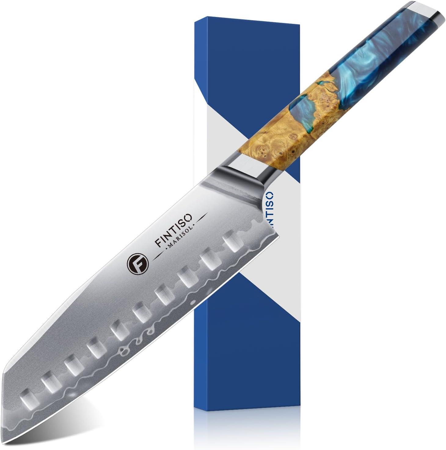Santoku Knife Showdown: S35VN Powder Steel Core vs 7-Layers Clad Steel - Surprising Kitchen Edge