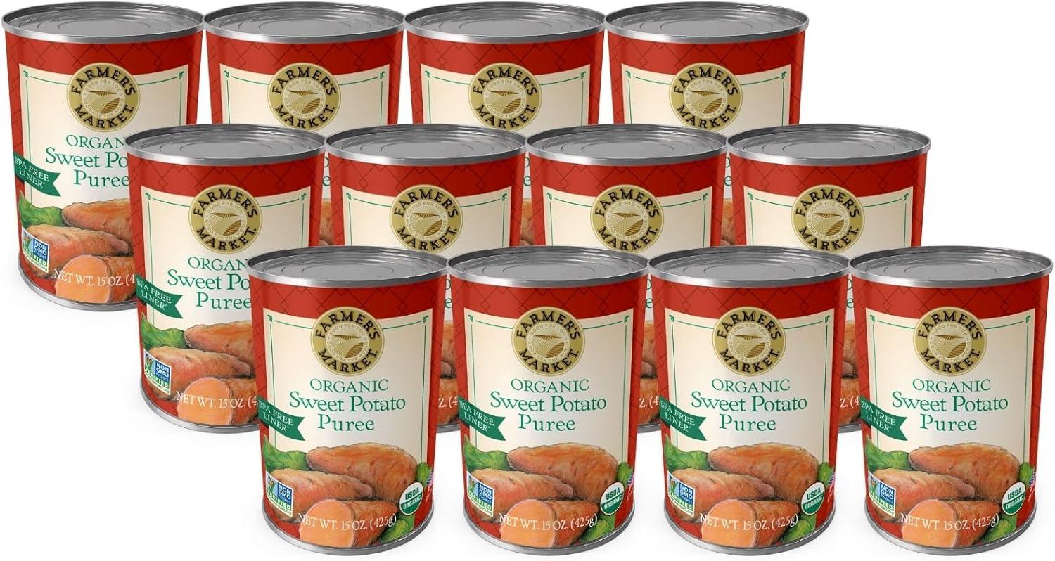 Surprising Versatility: Organic Sweet Potato Puree (Pack of 12) for Baking & Beyond