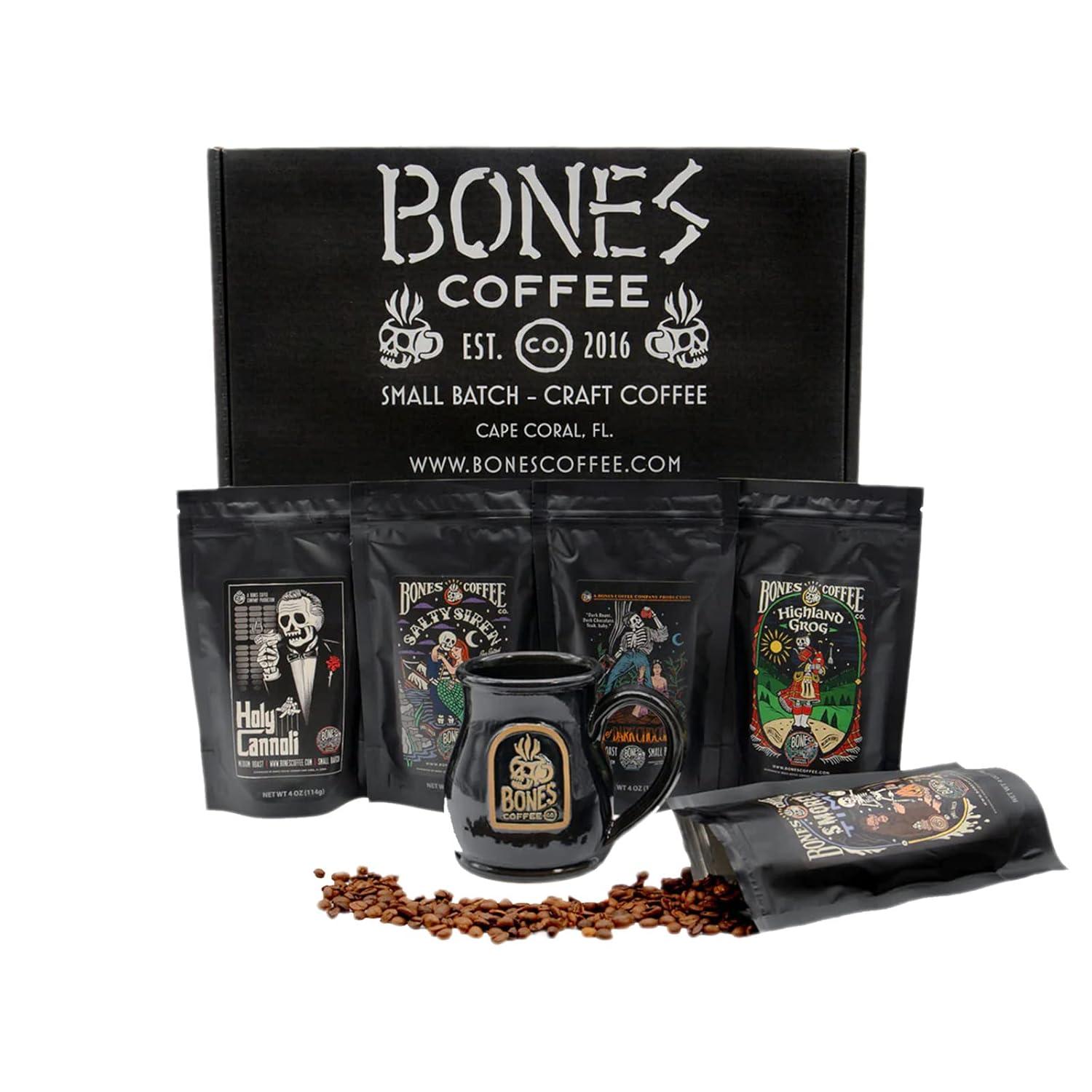 Flavored Coffee Showdown: 5-Pack Gift Set, Whole Bean Hazelnut, Ground Chocolate Soufflé-Vegan & Ethically Sourced