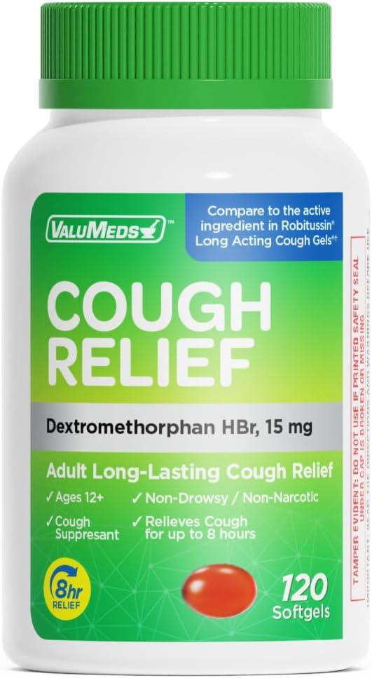 ValuMeds Cough Relief (Non-Drowsy) vs. Robitussin CoughGels: Surprising Cost-Efficiency Test for Dry Cough