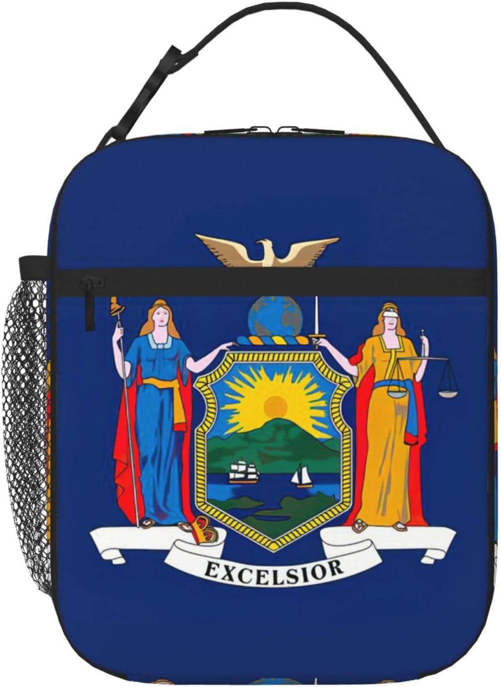 New York Flag Print Lunch Box vs. Shoulder Strap Lunch Bags: Surprising Summer Essentials for Work & Picnic