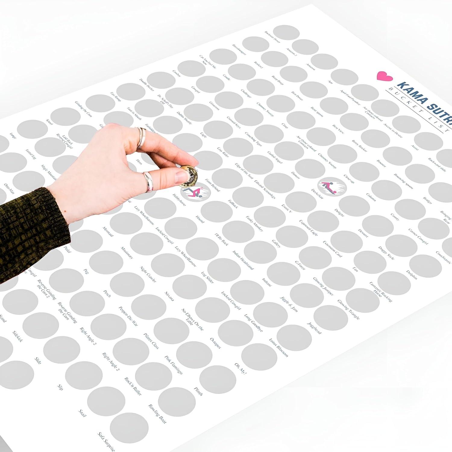 Comparing HSAK's 150 Positions & Scratch-Off List: Surprising Insight for Couples