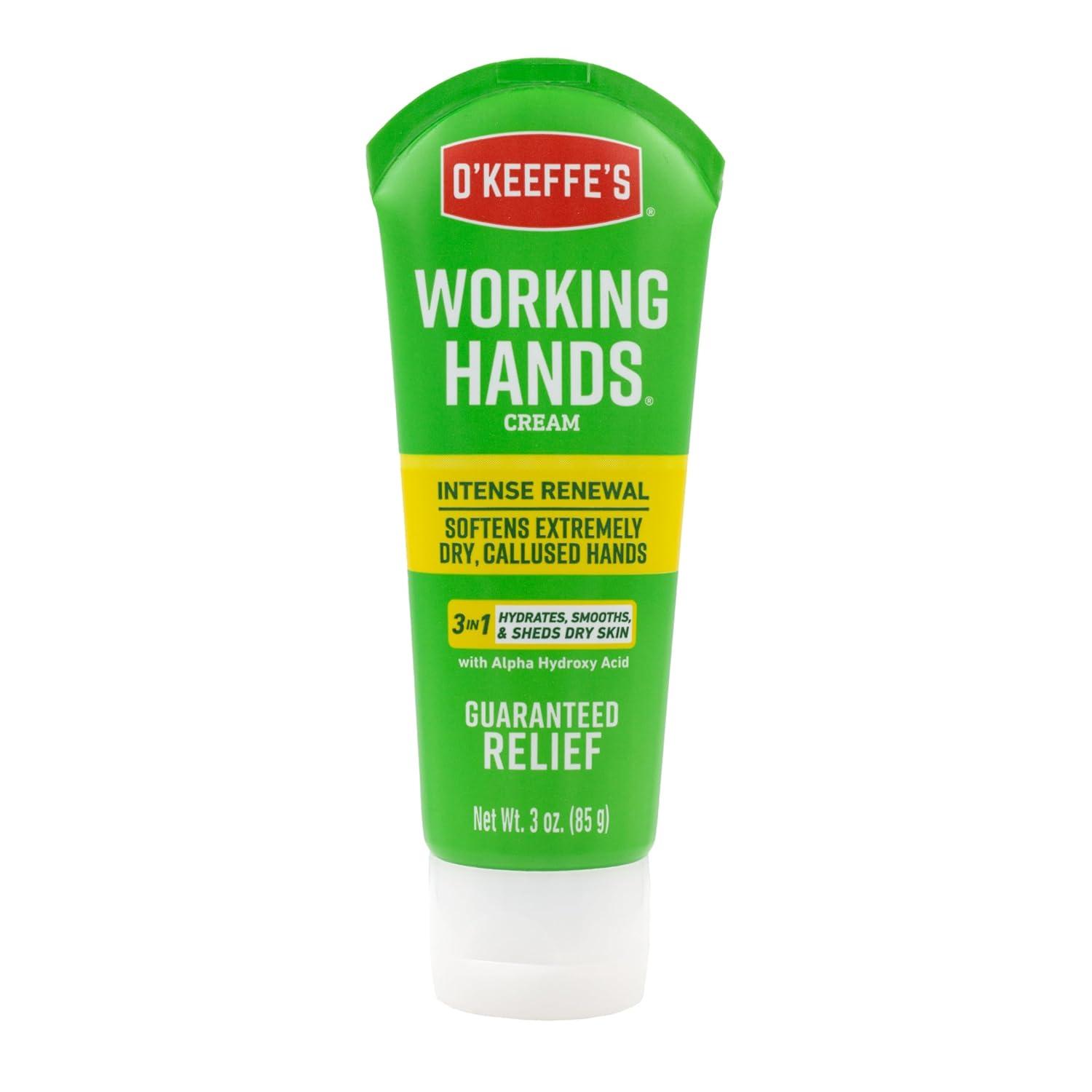 O'Keeffe's Hand Cream Showdown: Tested for 48-Hour Hydration vs. Intense Renewal Benefits