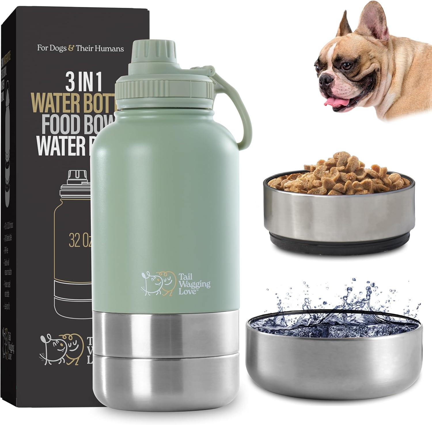 Pet Travel Showdown: 3-in-1 Water Bottle & Airtight Food Storage Tested