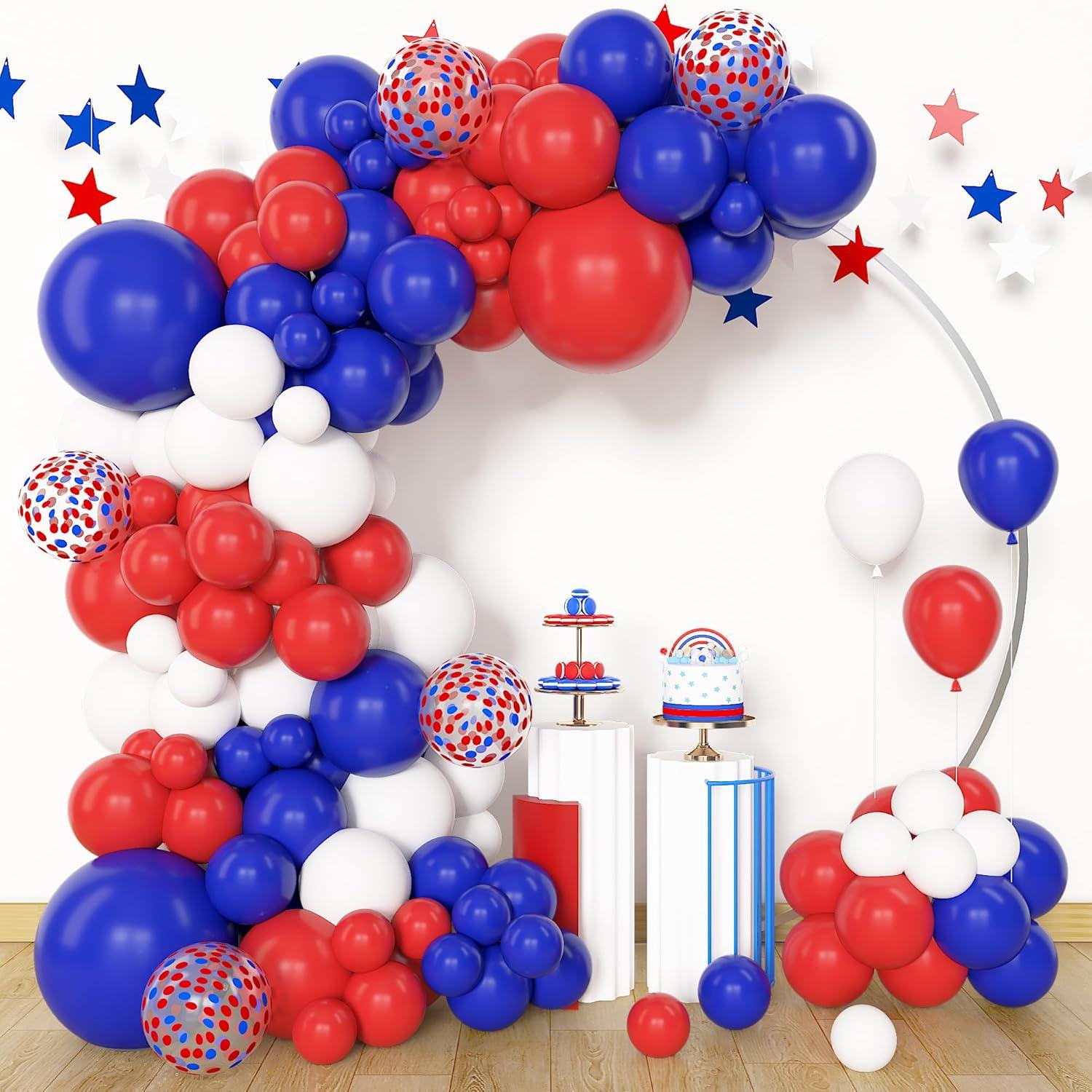 Amandir 153Pcs Red White Balloons: Tested, Multi-Size, Versus Standard Party Decor