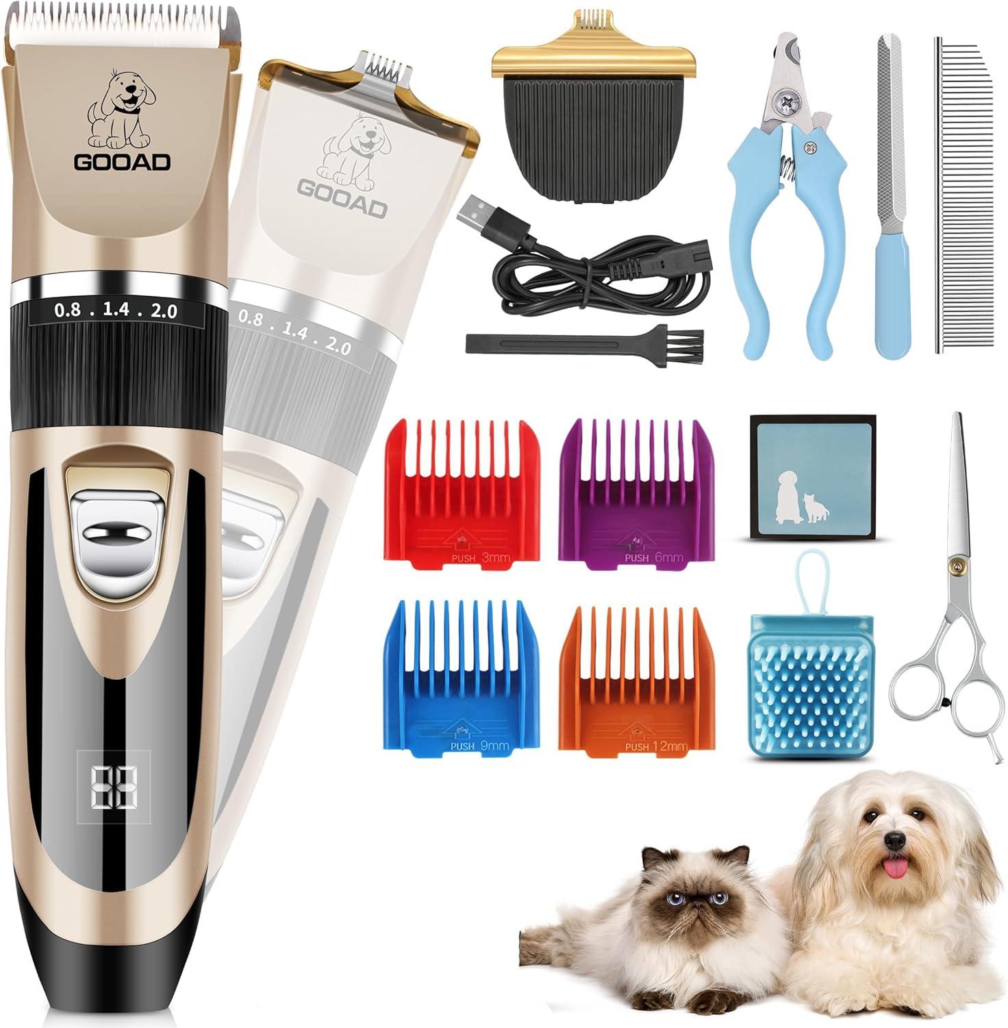 Showdown: Dog Clippers for Thick Coats vs. Kit with Paw Trimmer-Cordless Quiet, Multi-Tool?