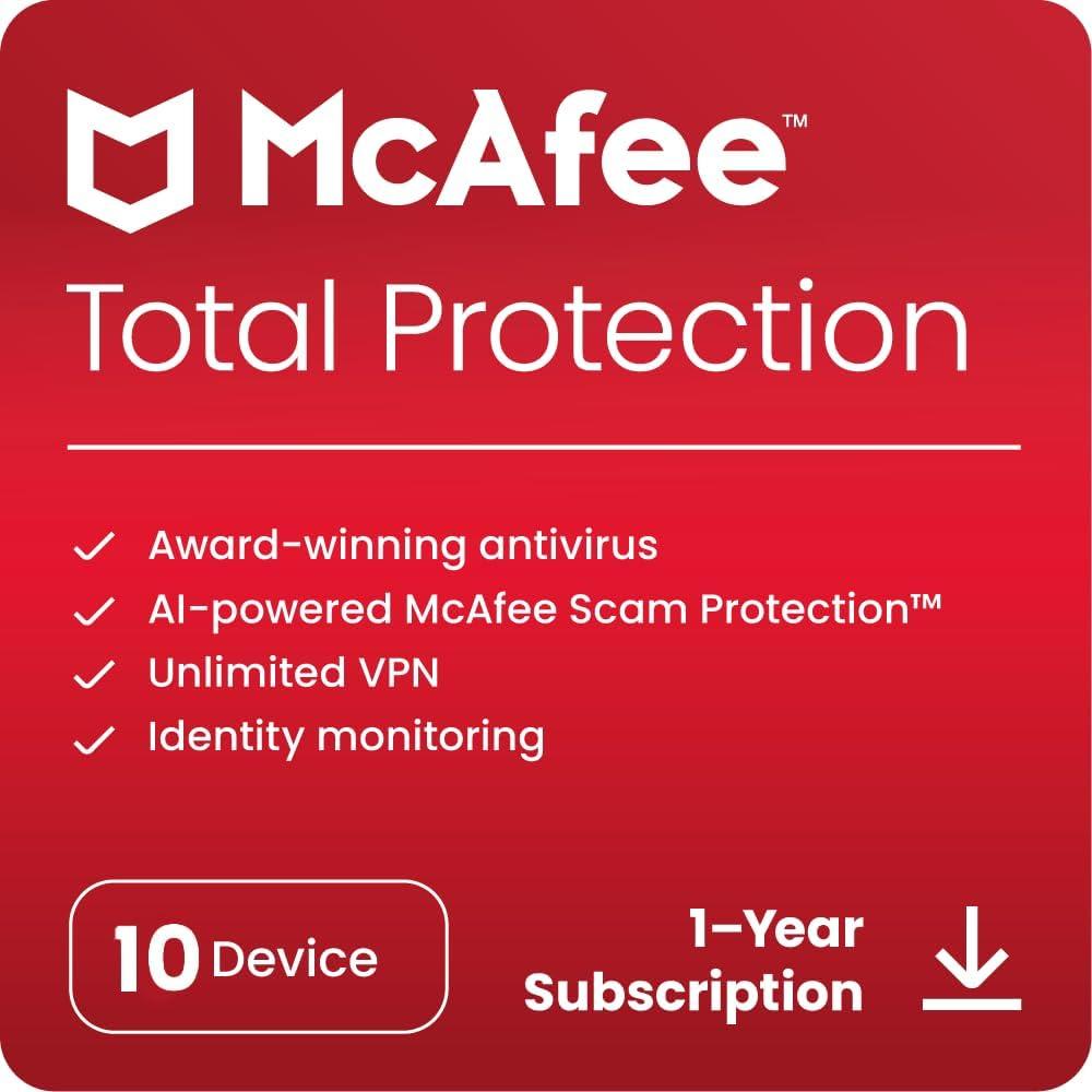 McAfee Total Protection Showdown: 10-Device Coverage, Dark Web Monitoring, & Parental Controls in Antivirus