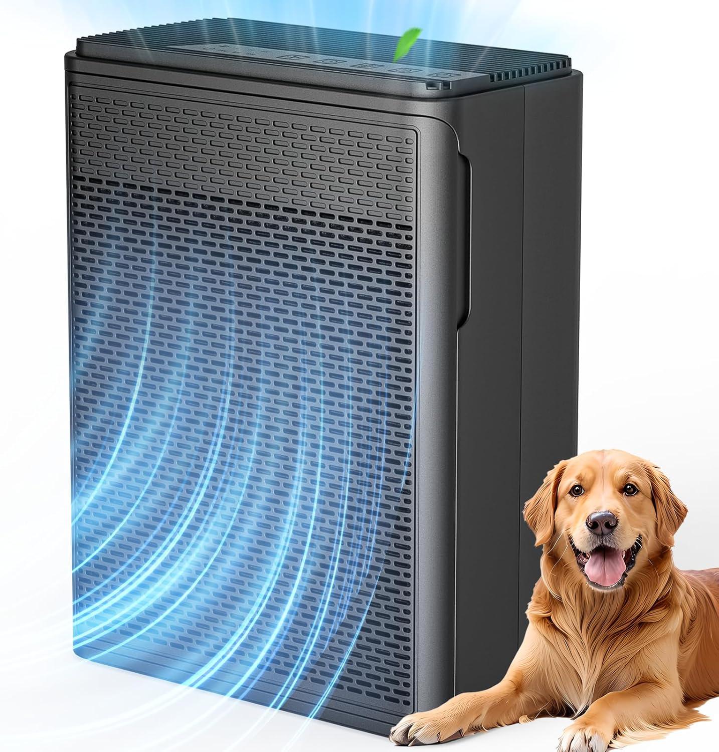 P280 (Black) Pet Air Purifier Compared: Quiet Sleep for Hair Dander
