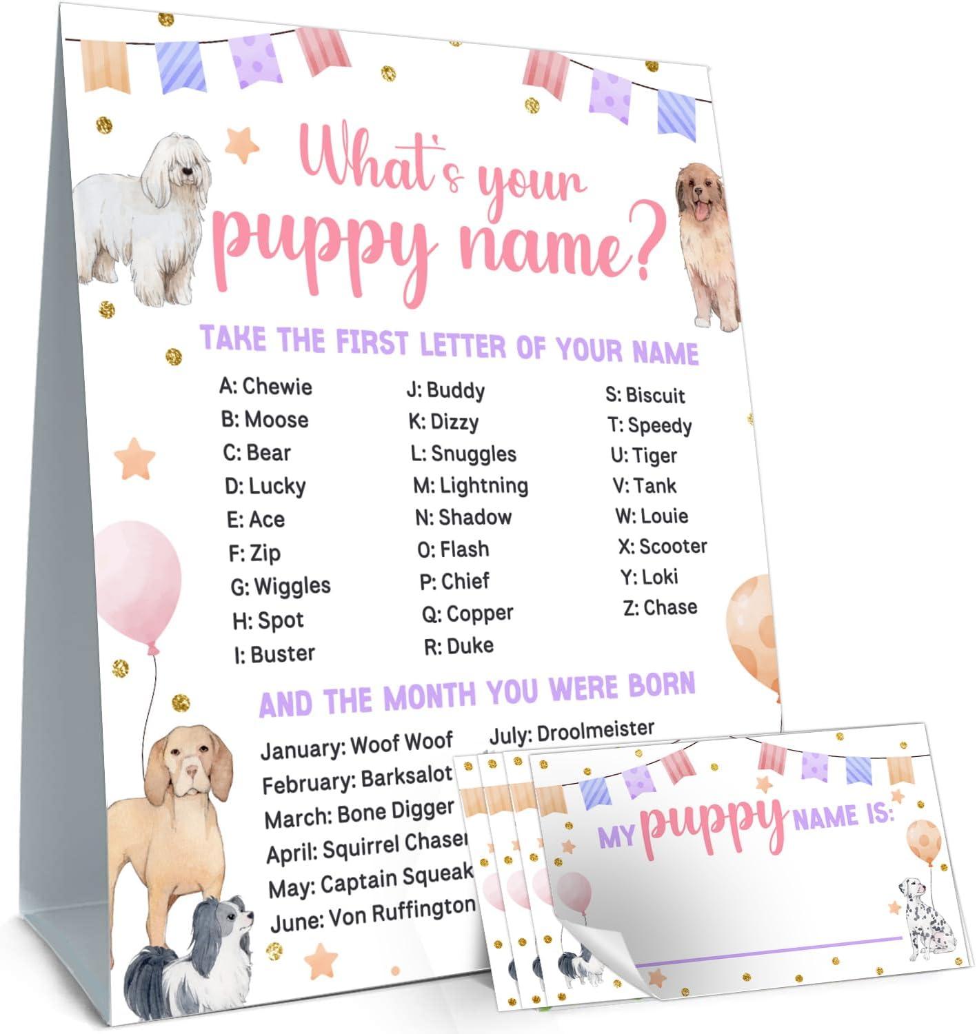 Tested: Surprising Insight on Puppy Party Decor - 30 Stickers, Double-Sided Sign, Name Game