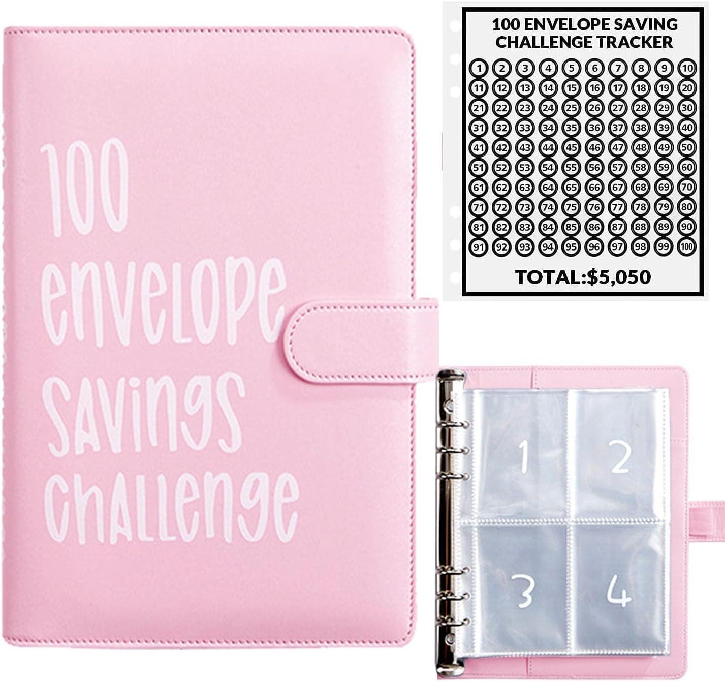 100-Envelope Budget Book (Pink): Tested to Save $5,050 (Surprising Home Use Efficiency)