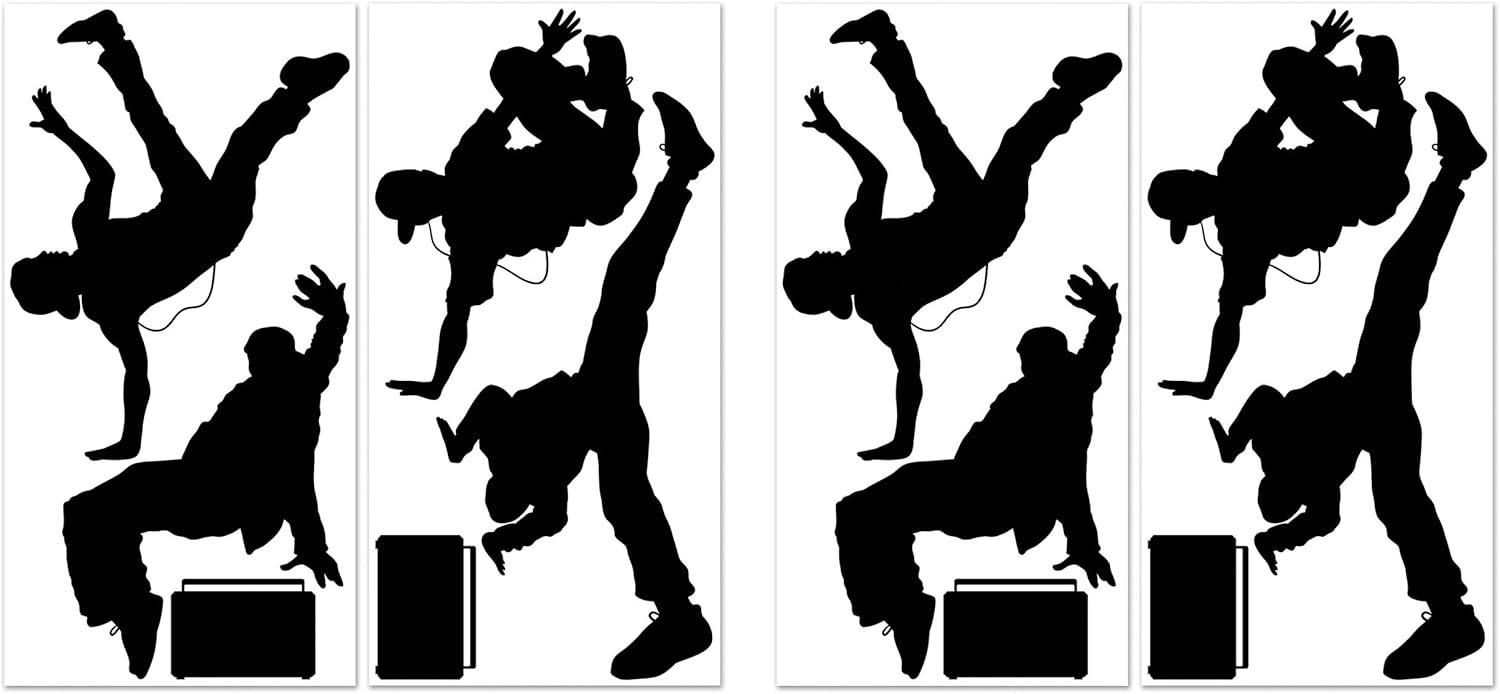 Beistle 80s Break Dancer Props (13.75"-51.5") Versus Wall Decor Trends: Surprising Size Range Tested