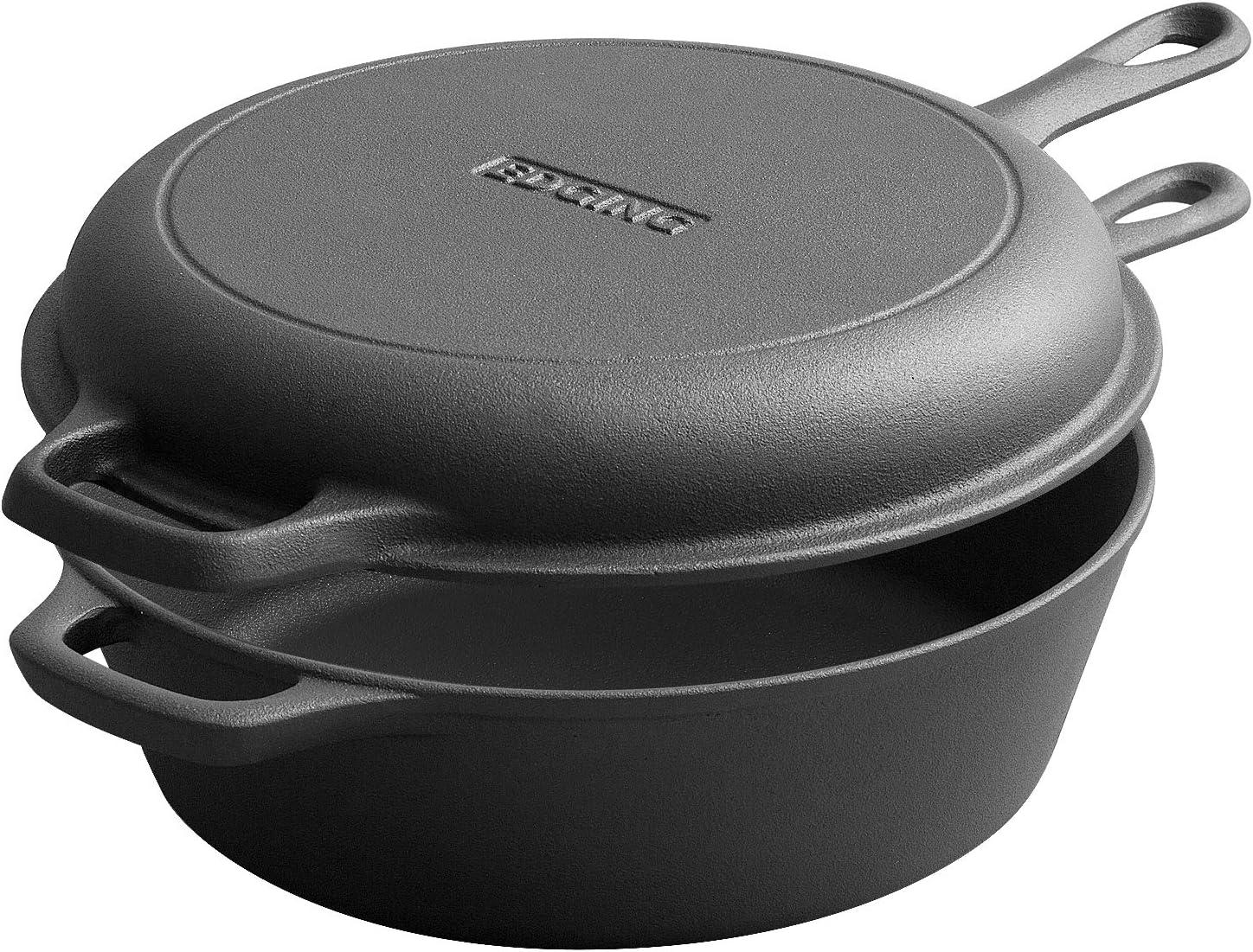 Cast Iron Dutch Oven with Skillet Lid vs. 10" Skillet: Tested for Camping
