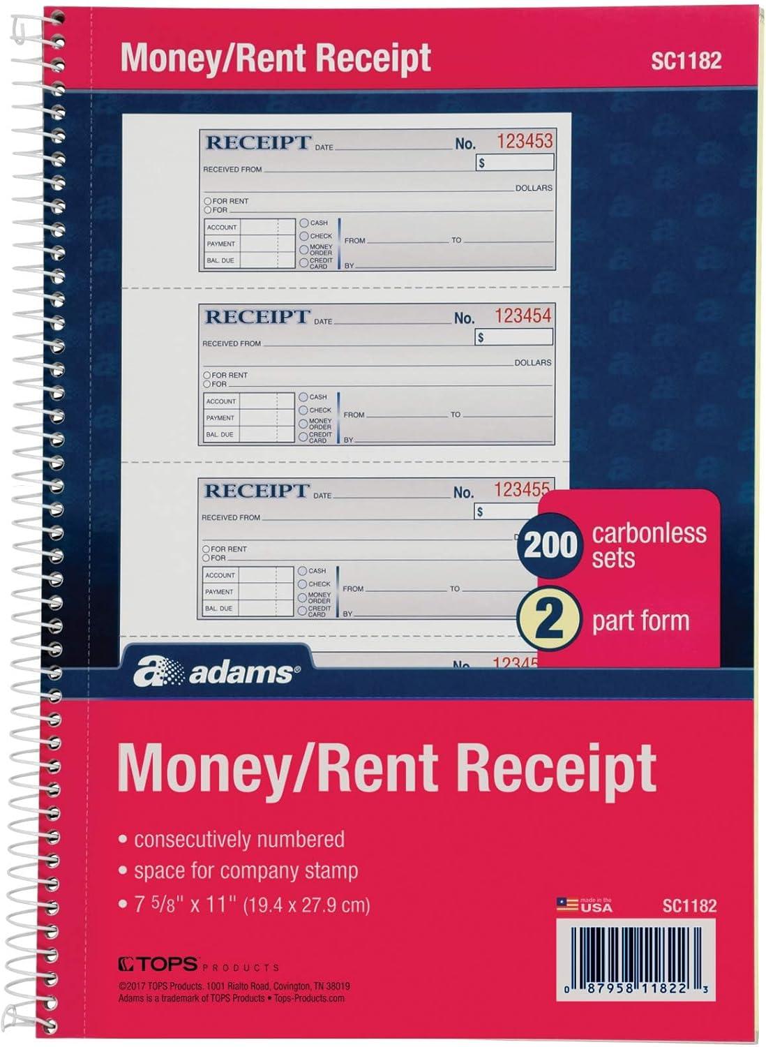 Adams Carbonless Receipt Book (200 Sets) vs. Spiral-Bound: Surprising Multi-Use Efficiency